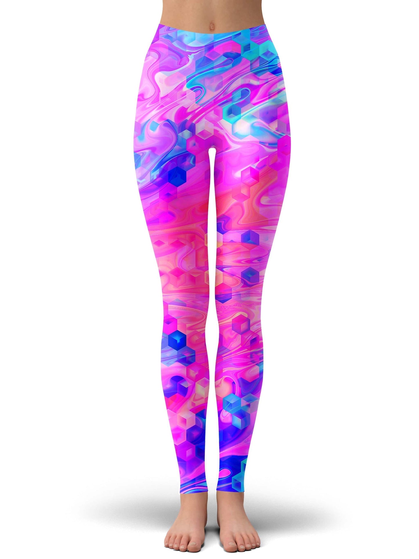 Cotton Candy Wash Rave Bra and Leggings Combo, Art Design Works, | iEDM