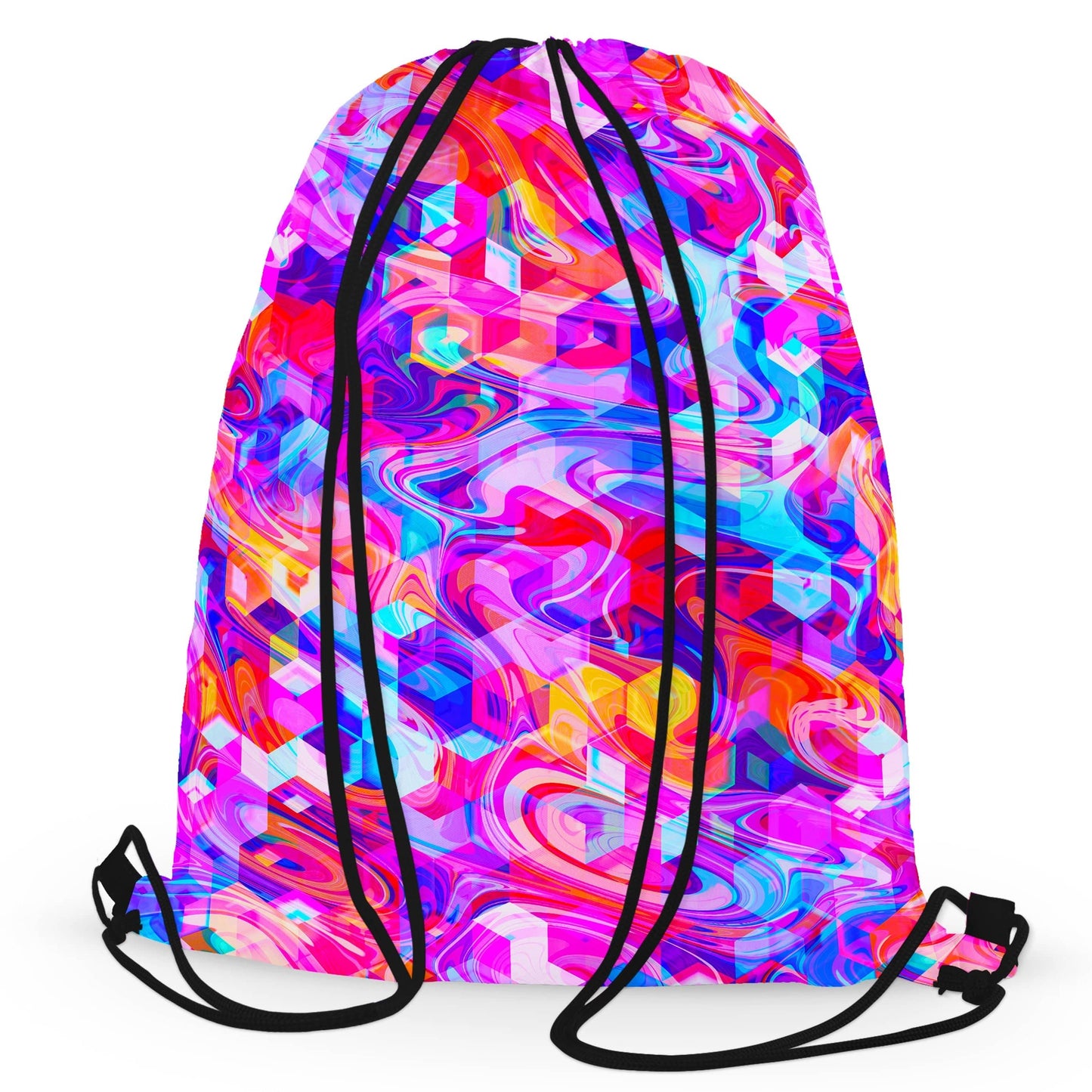 Cubic Drop Drawstring Bag, Art Design Works, | iEDM