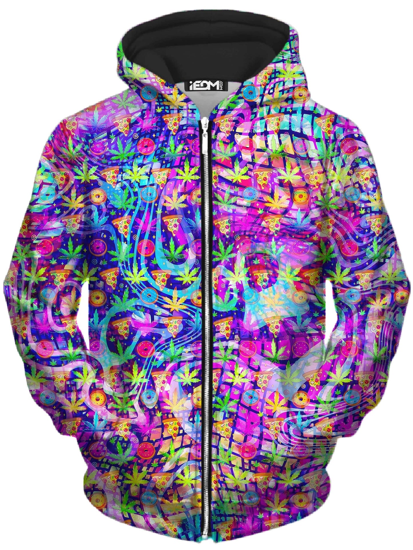 Dreamin Of Munchies Zip-Up Hoodie and Leggings Combo, Art Design Works, | iEDM