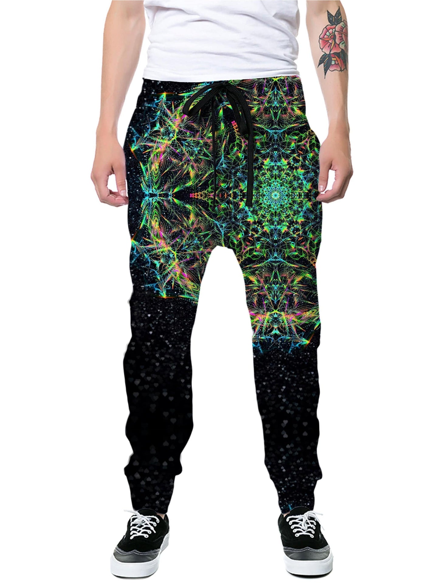 Green Prism Zip-Up Hoodie and Joggers Combo, Art Design Works, | iEDM