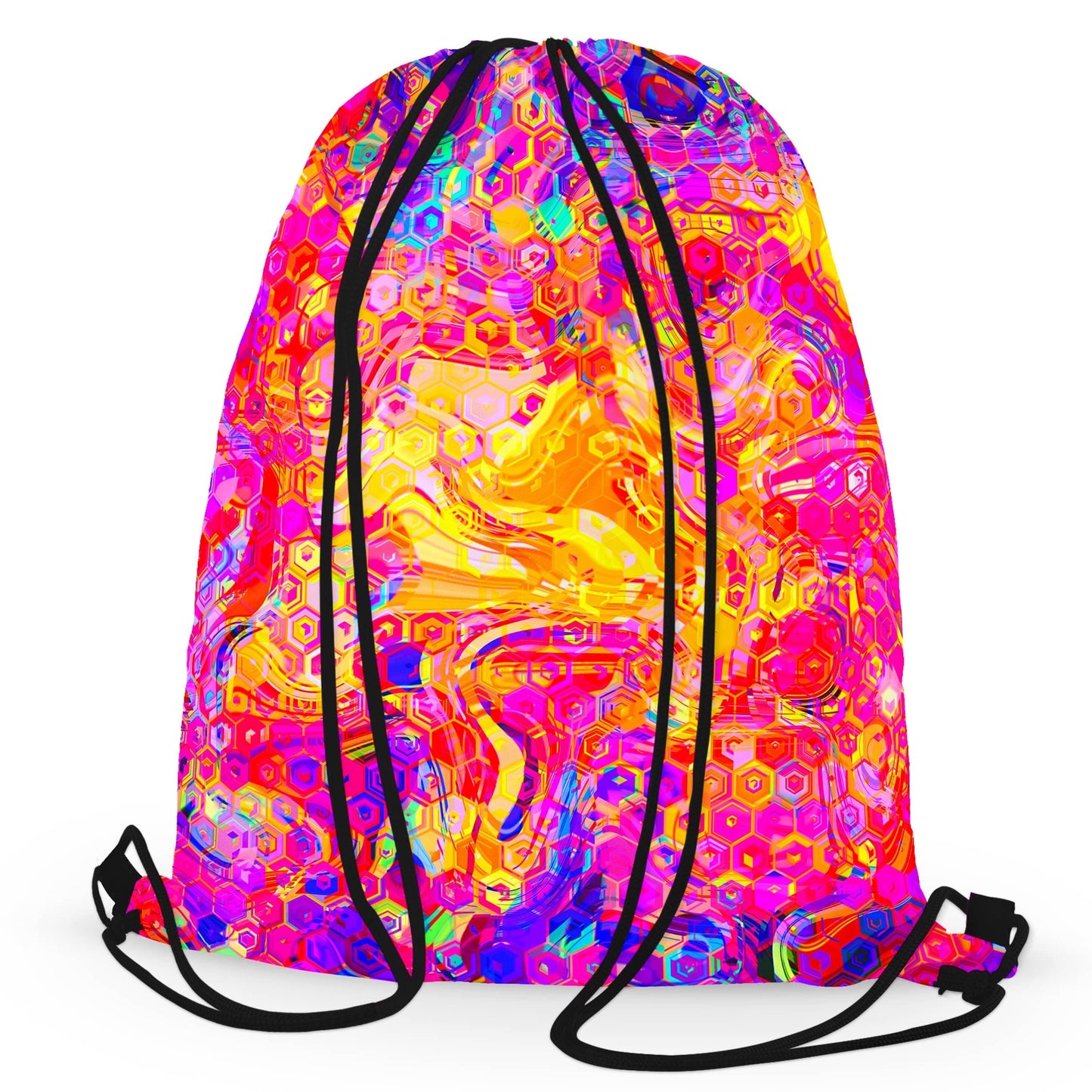 Ornate Drip Drawstring Bag, Art Design Works, | iEDM