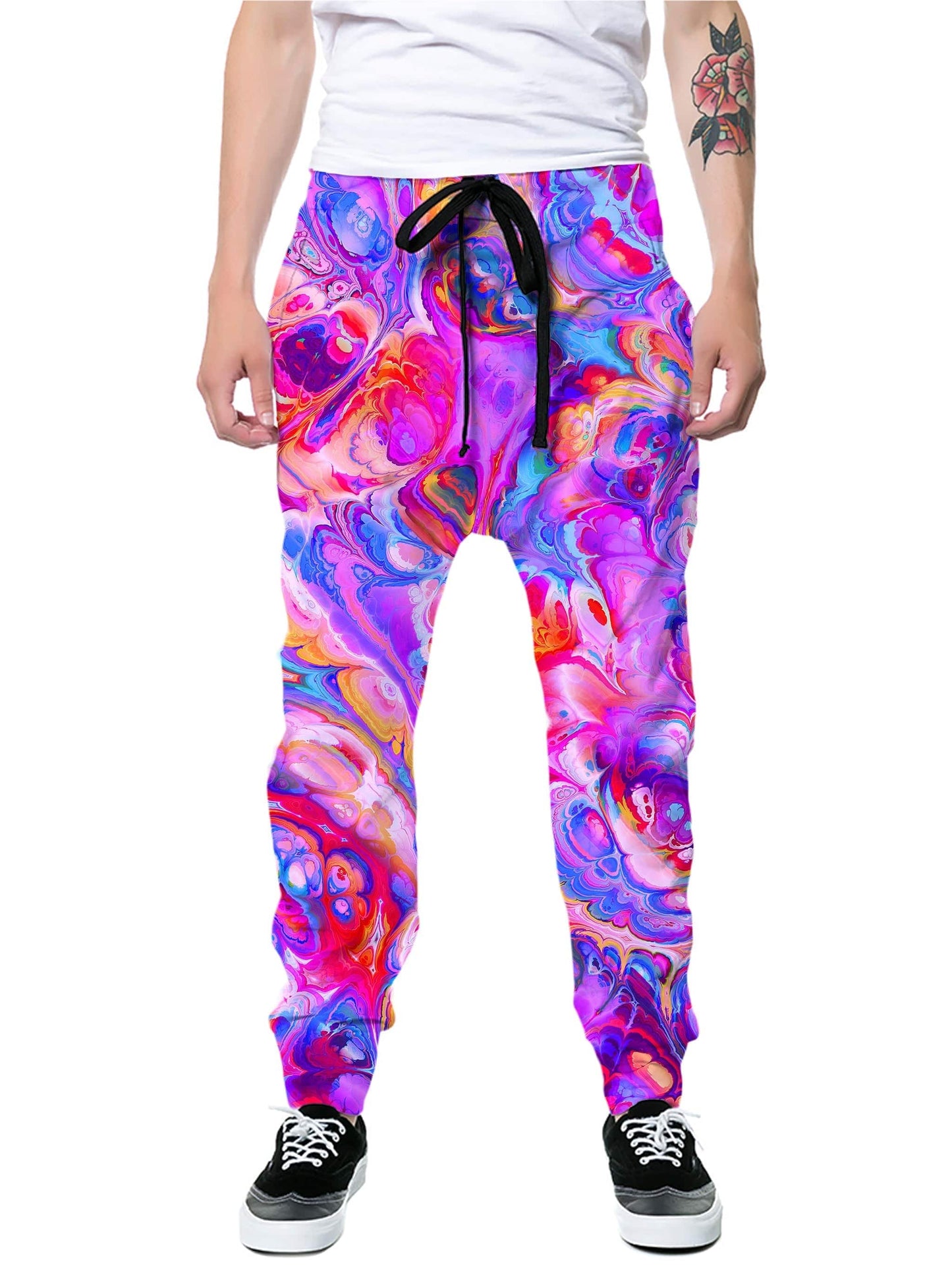 Plasma Flow Zip-Up Hoodie and Joggers Combo, Art Design Works, | iEDM