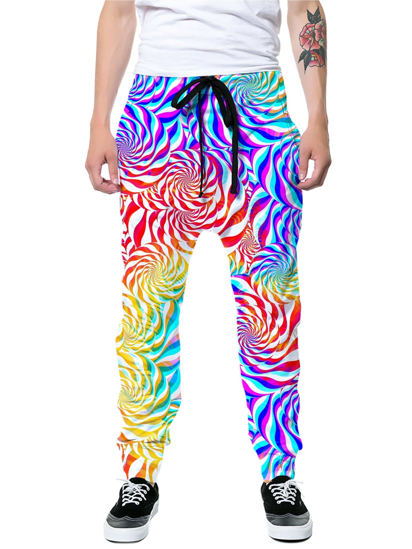PLUR Rainbow Zip-Up Hoodie and Joggers Combo, Art Design Works, | iEDM