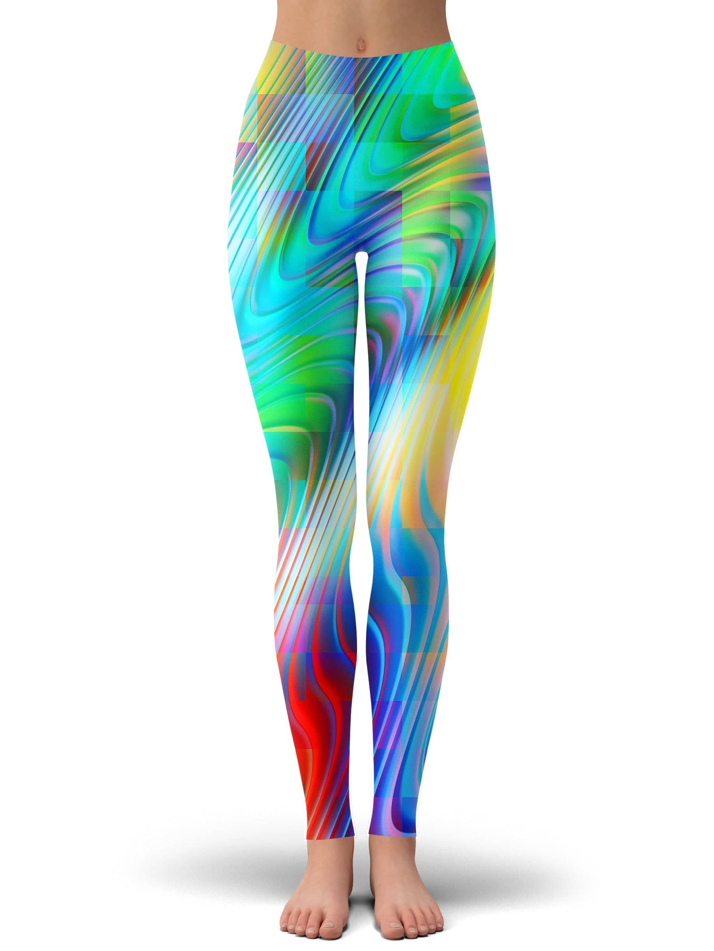 Rainbow Prism Rave Bra and Leggings Combo, Art Design Works, | iEDM