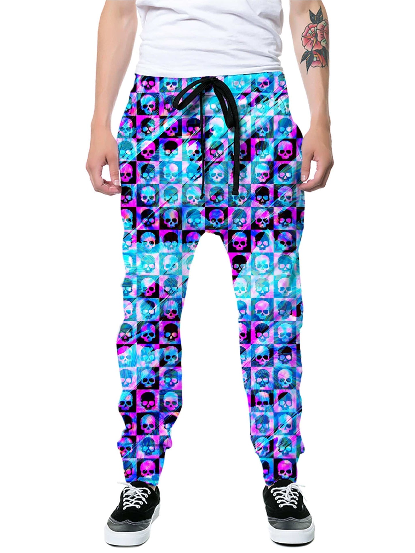 Skull Fam Blue T-Shirt and Joggers Combo, Art Design Works, | iEDM