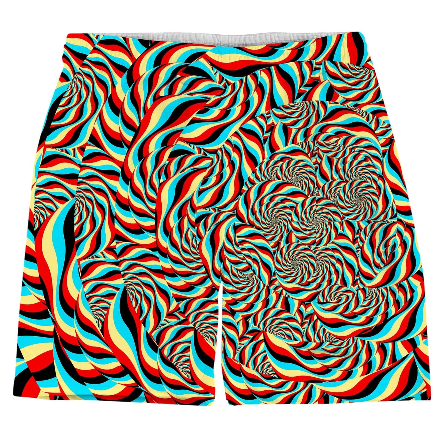 Trippy Swirl Men's Tank and Shorts Combo, Art Design Works, | iEDM