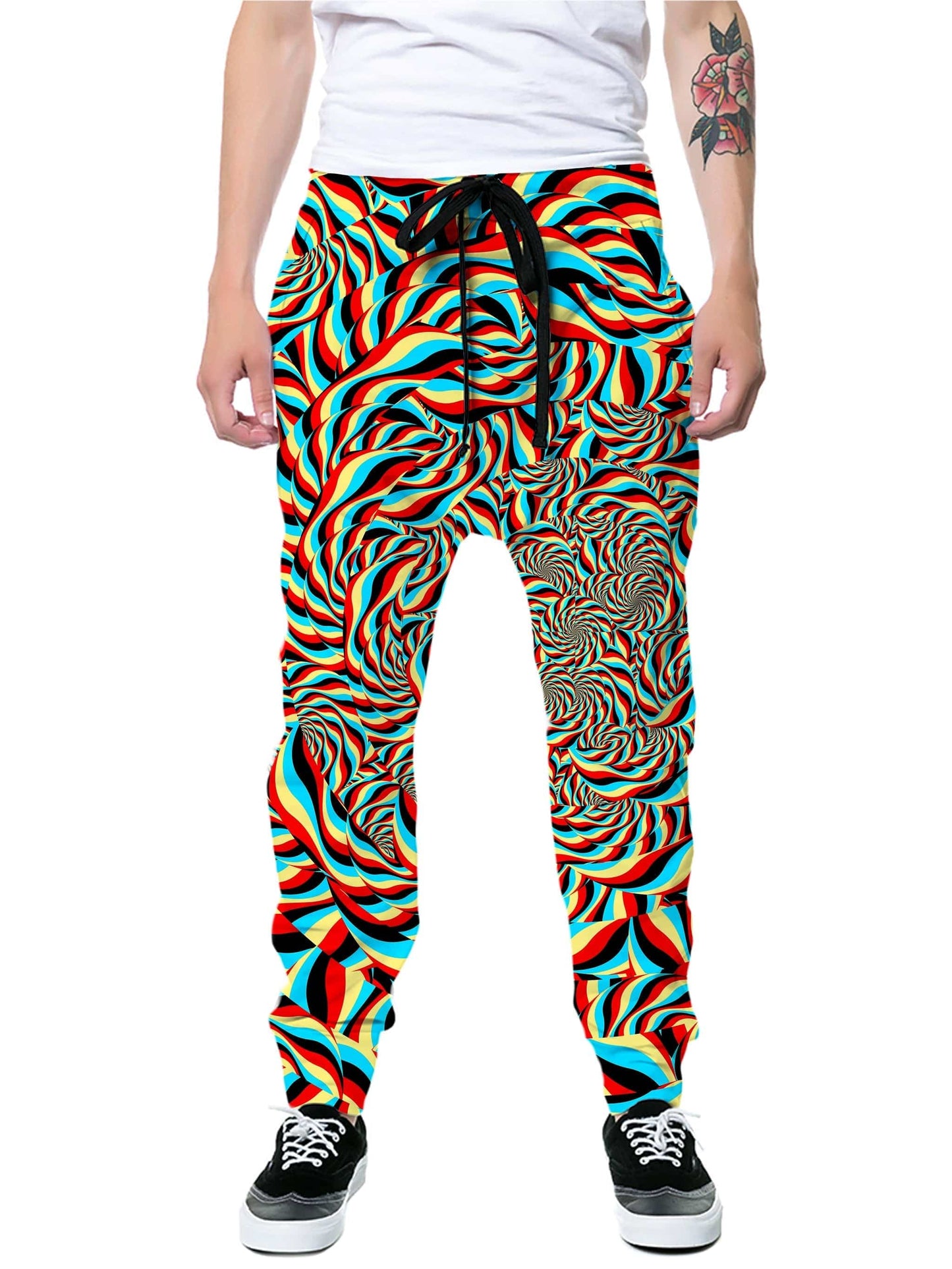 Trippy Swirl T-Shirt and Joggers Combo, Art Design Works, | iEDM