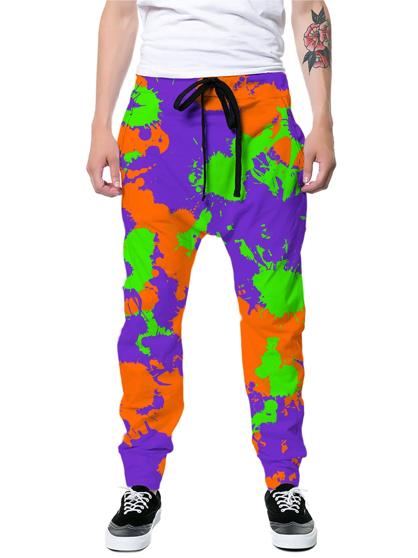 90s Kid Slime Splatter Joggers, Big Tex Funkadelic, | iEDM