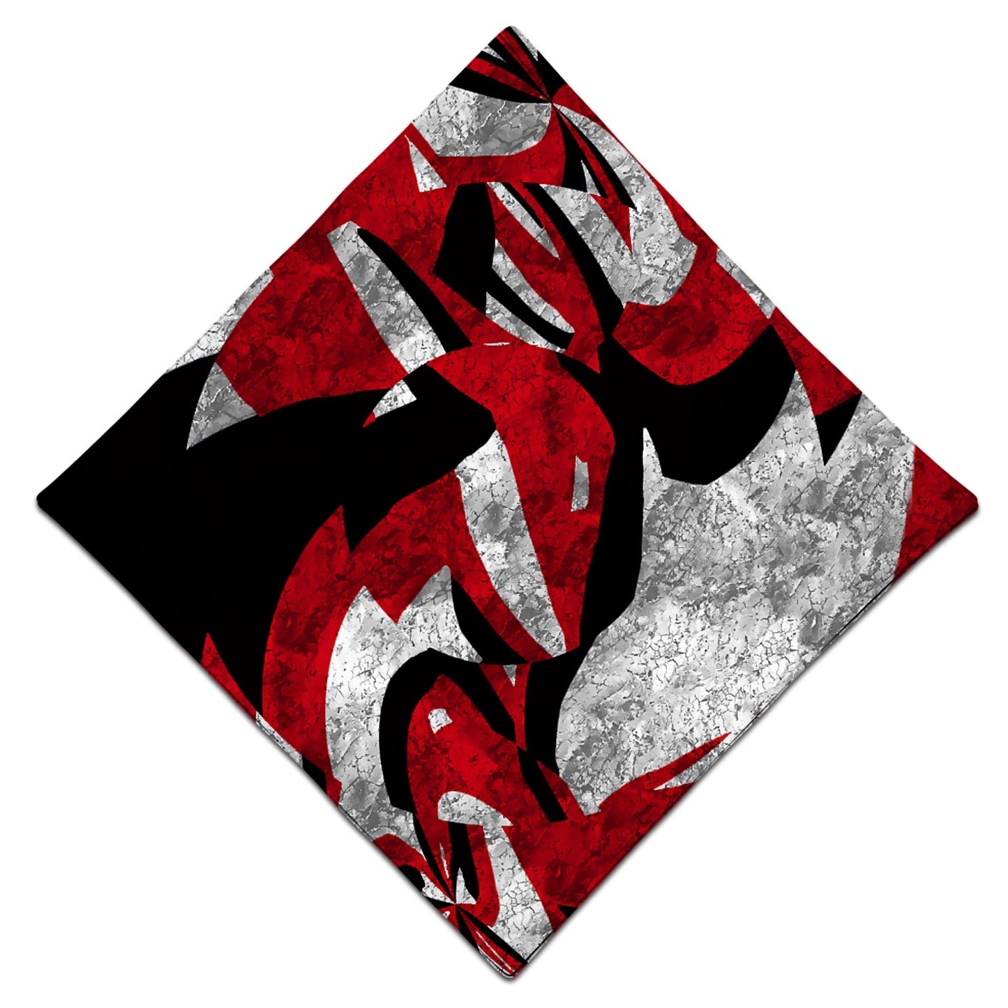 Abstract Red Acid Grunge Bandana, Big Tex Funkadelic, | iEDM