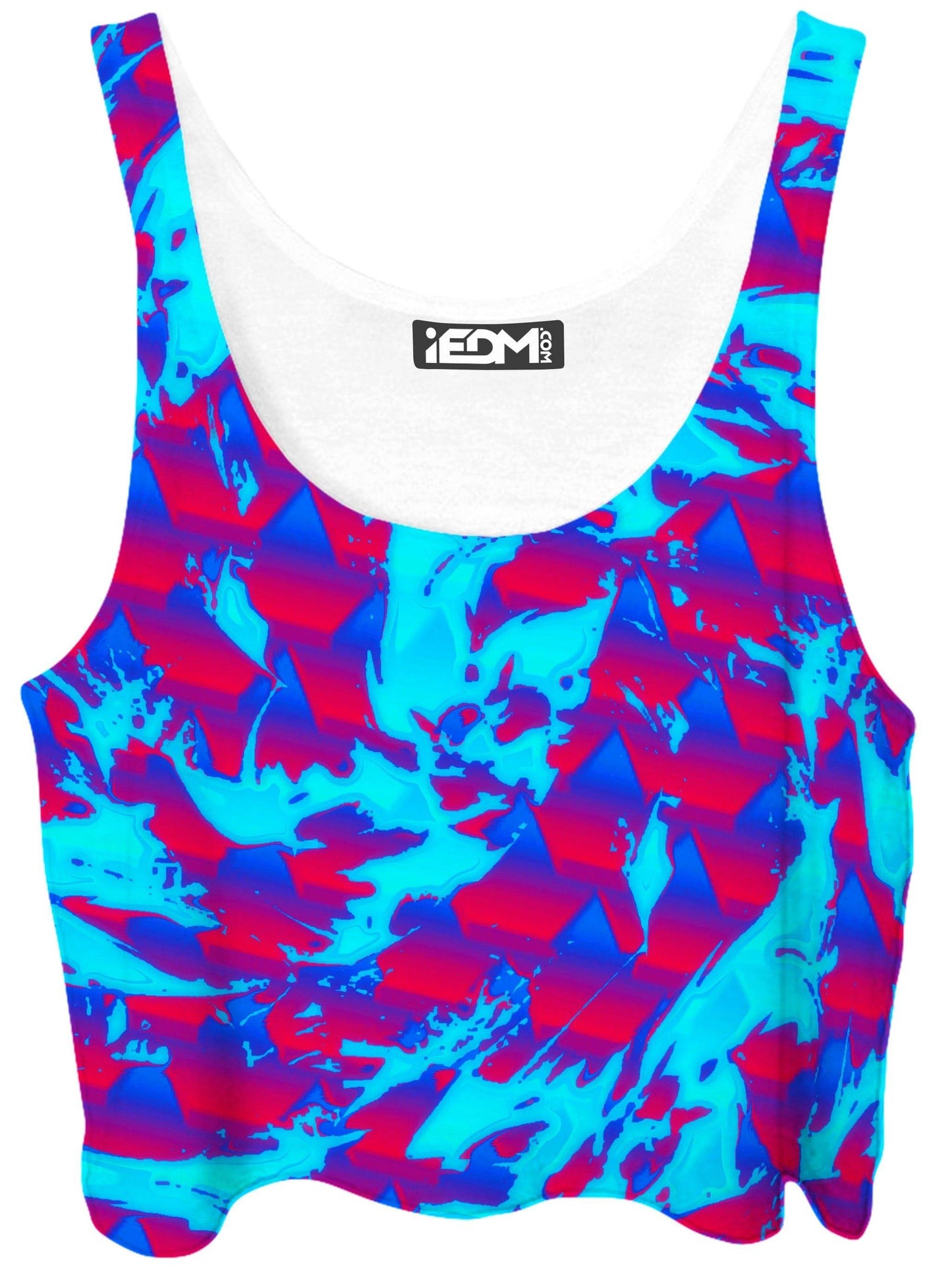 Berry Blast Hypno Splatter Crop Top, Big Tex Funkadelic, | iEDM