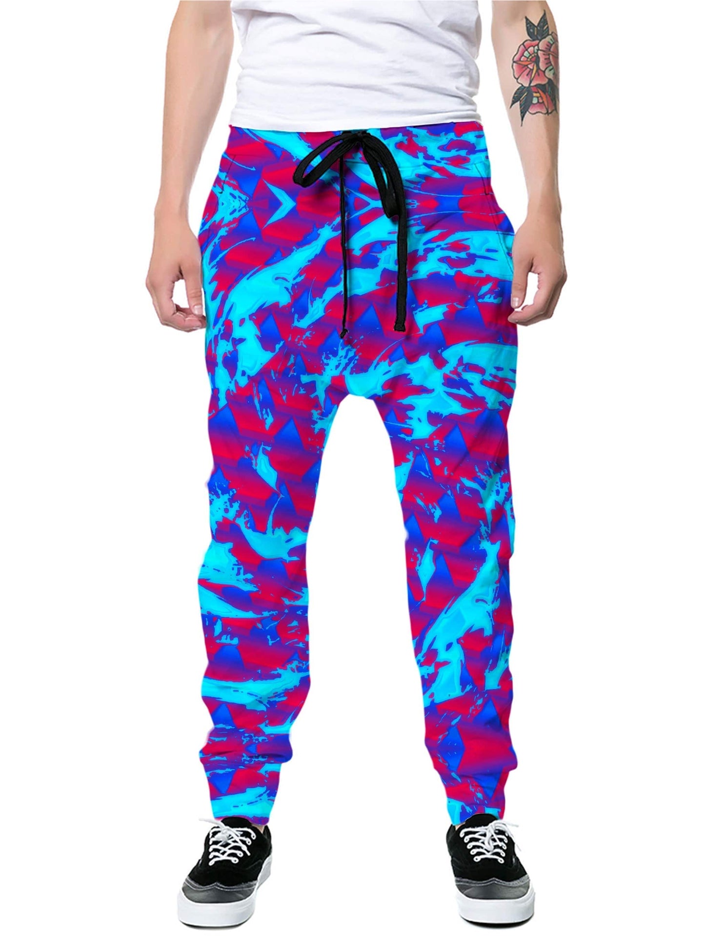 Berry Blast Hypno Splatter Joggers, Big Tex Funkadelic, | iEDM