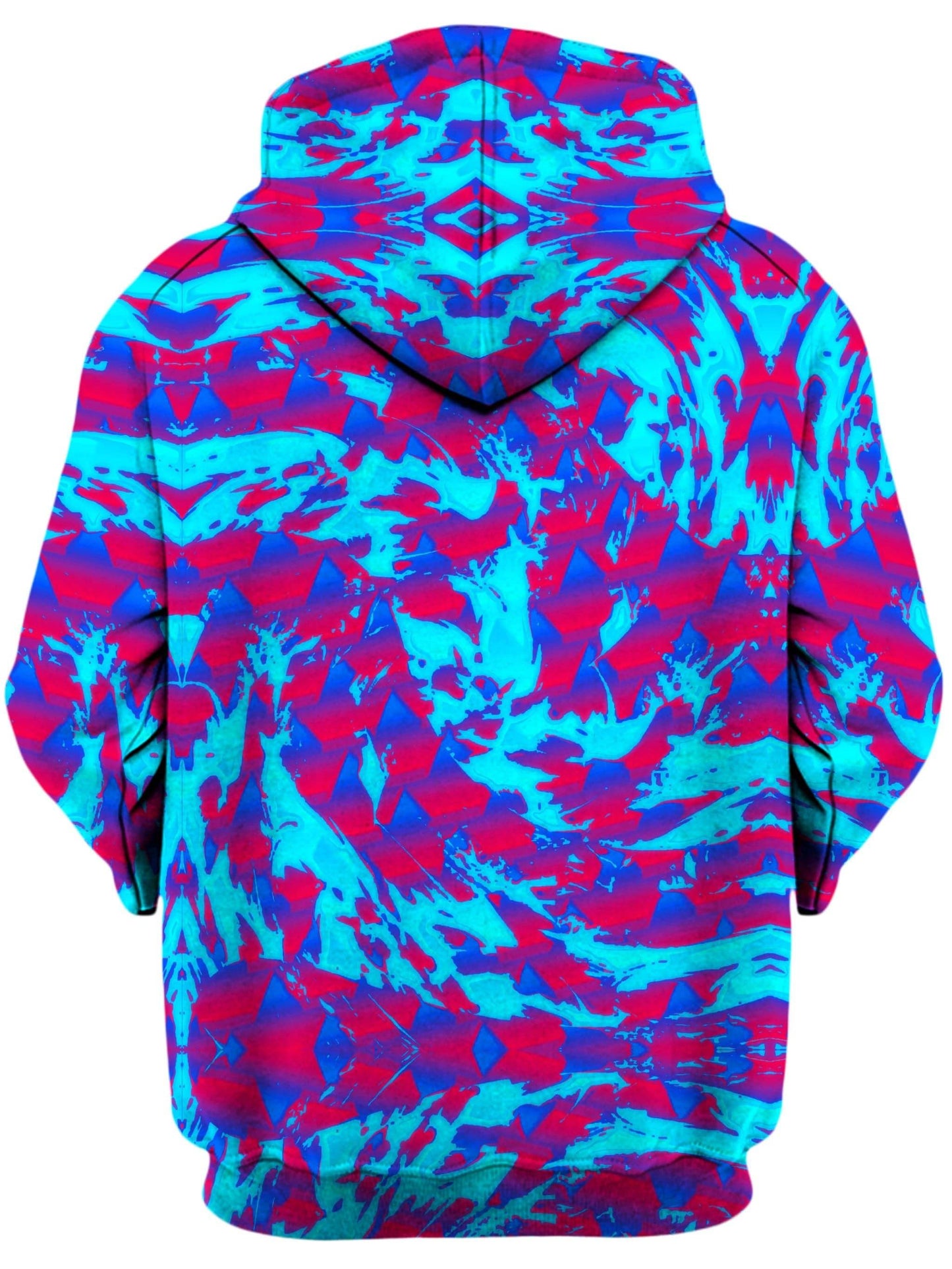 Berry Blast Hypno Splatter Unisex Zip-Up Hoodie, Big Tex Funkadelic, | iEDM
