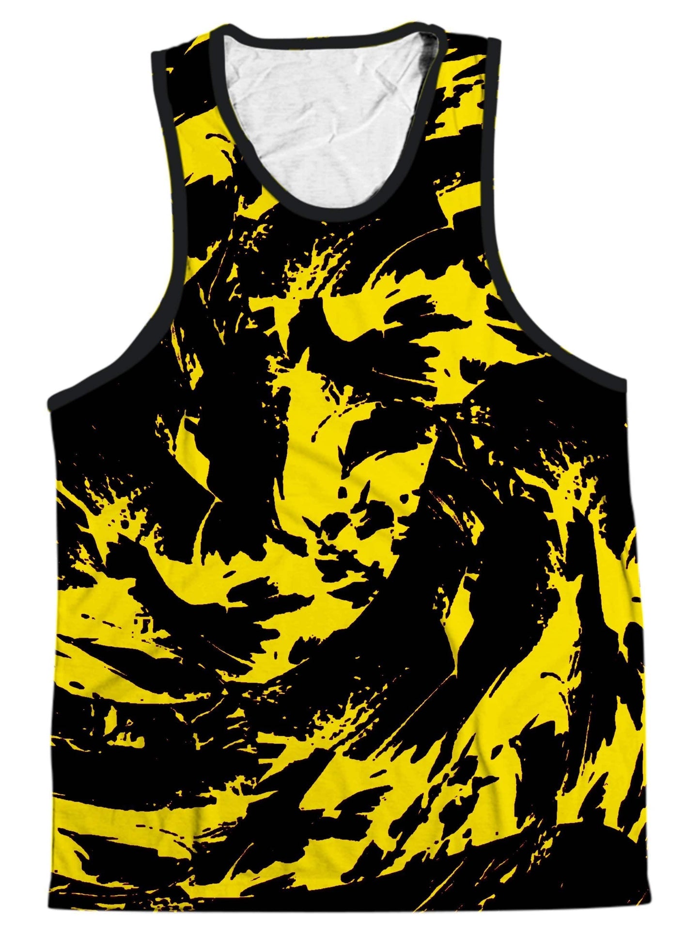 Black and Yellow Paint Splatter Men's Tank, Big Tex Funkadelic, | iEDM