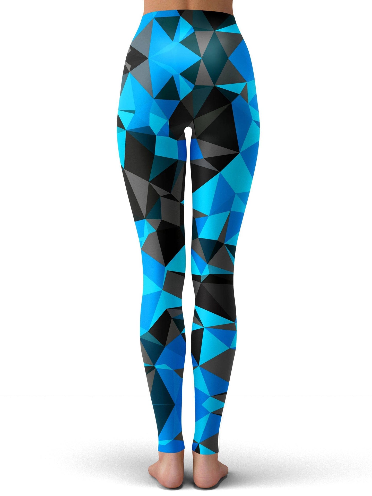 Blue and Black Geo Leggings, Big Tex Funkadelic, | iEDM