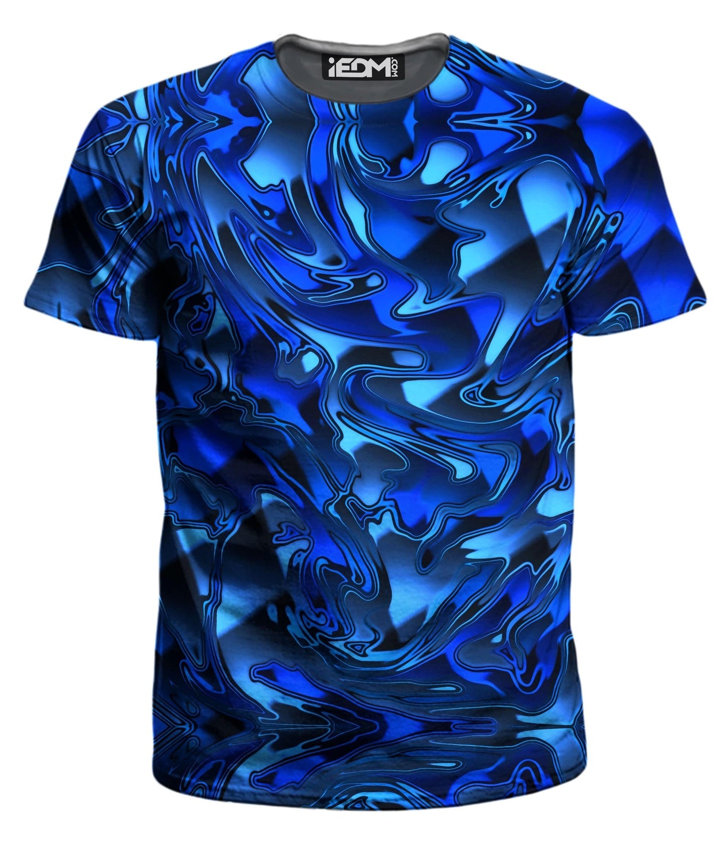 Blue Chromatic Melt Men's T-Shirt, Big Tex Funkadelic, | iEDM