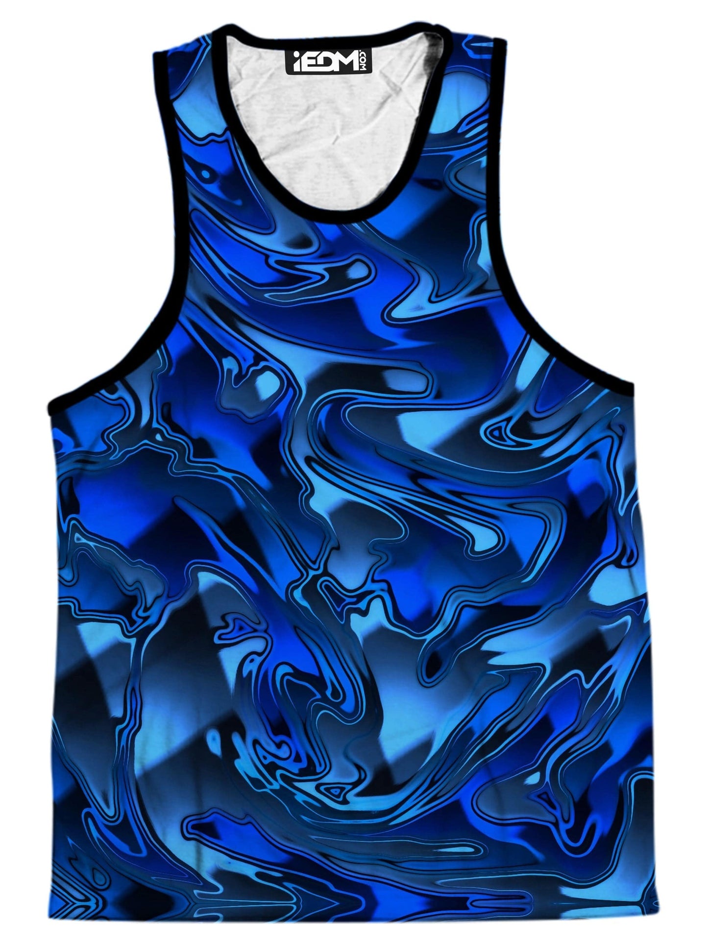Blue Chromatic Melt Men's Tank, Big Tex Funkadelic, | iEDM