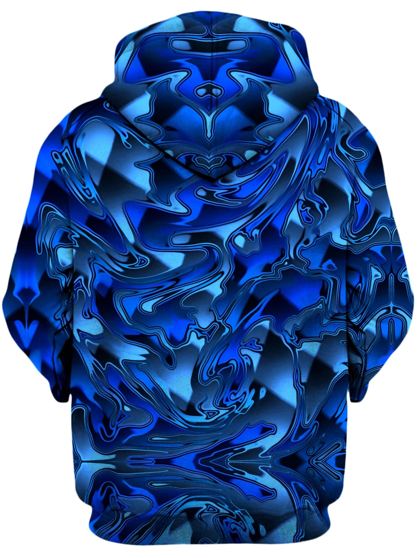 Blue Chromatic Melt Unisex Hoodie, Big Tex Funkadelic, | iEDM