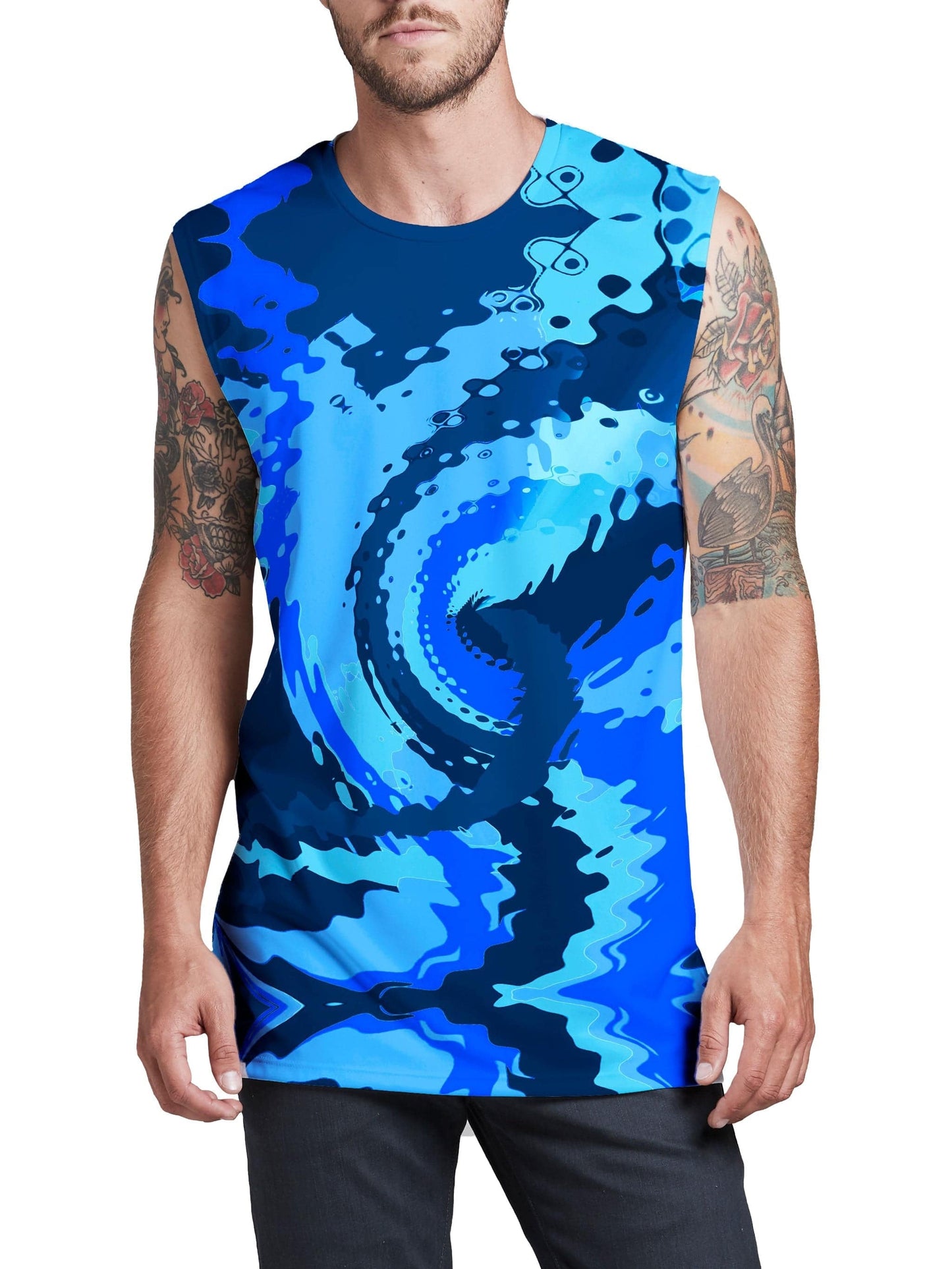 Blue Magic Men's Muscle Tank, Big Tex Funkadelic, | iEDM