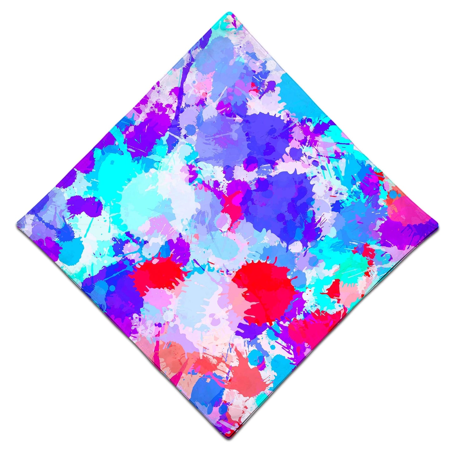 Cherry Frost Paint Splatter Bandana, Big Tex Funkadelic, | iEDM