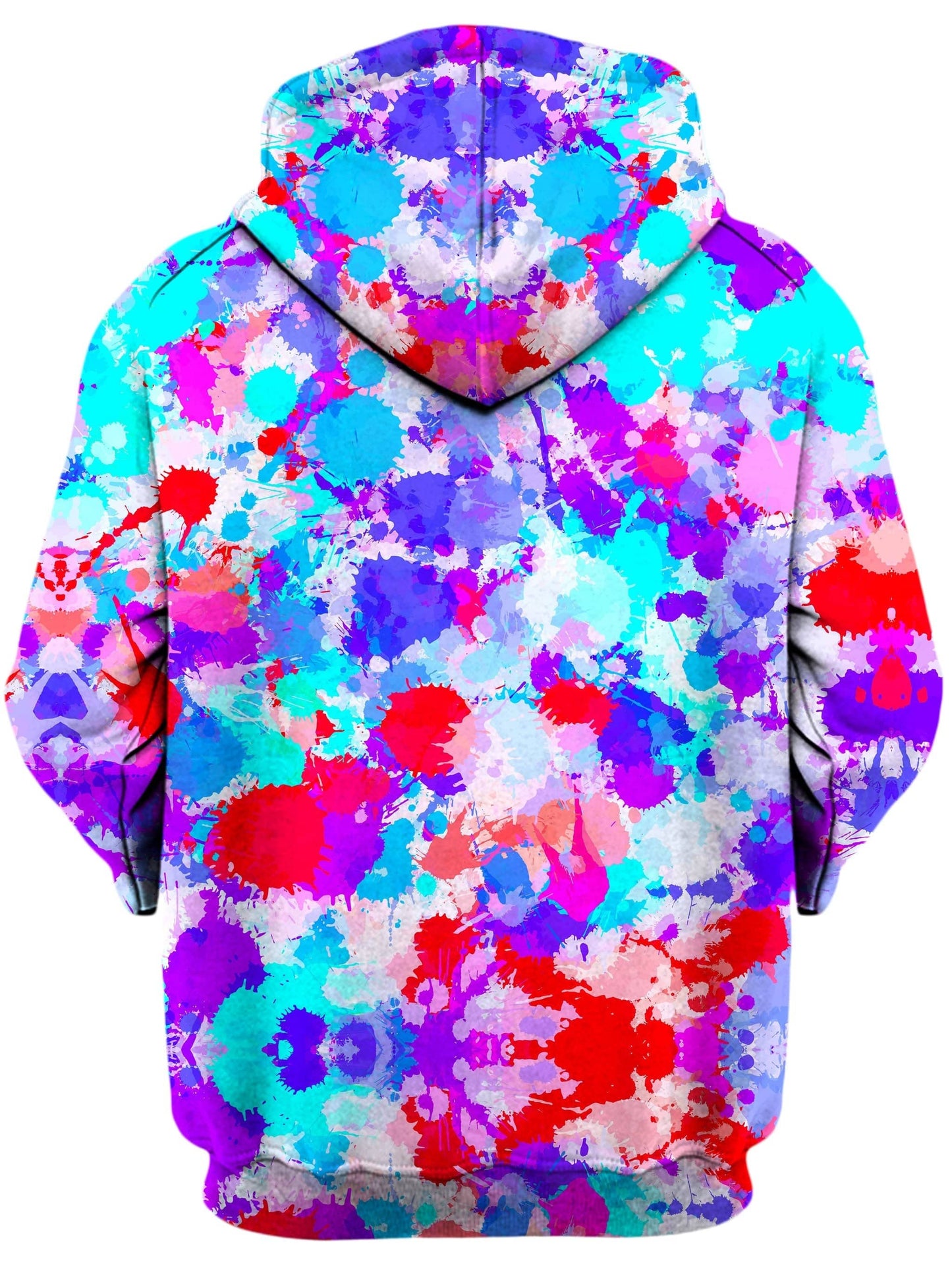 Cherry Frost Paint Splatter Unisex Zip-Up Hoodie, Big Tex Funkadelic, | iEDM