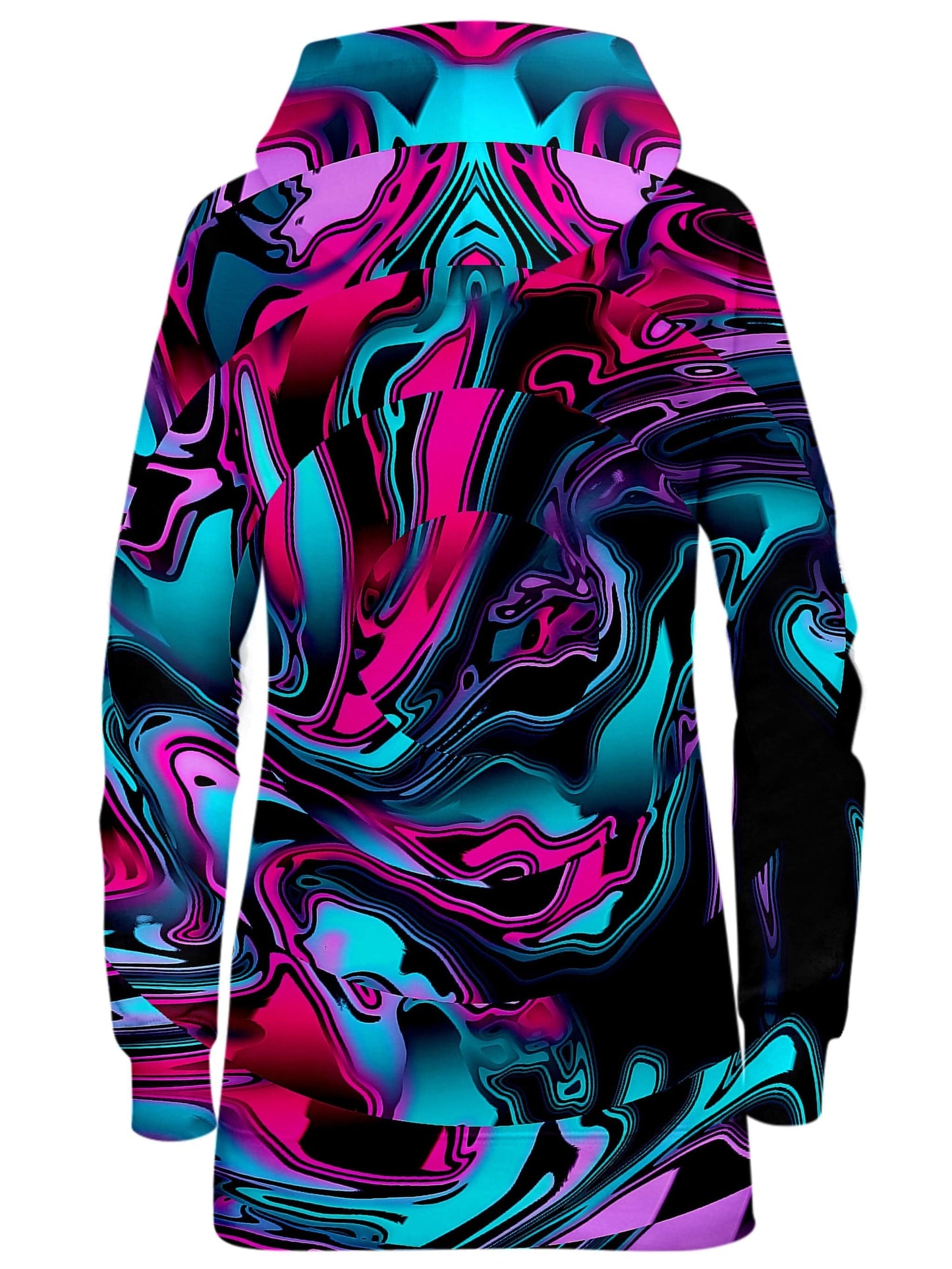 Chromatic Mixed Berry Hoodie Dress, Big Tex Funkadelic, | iEDM