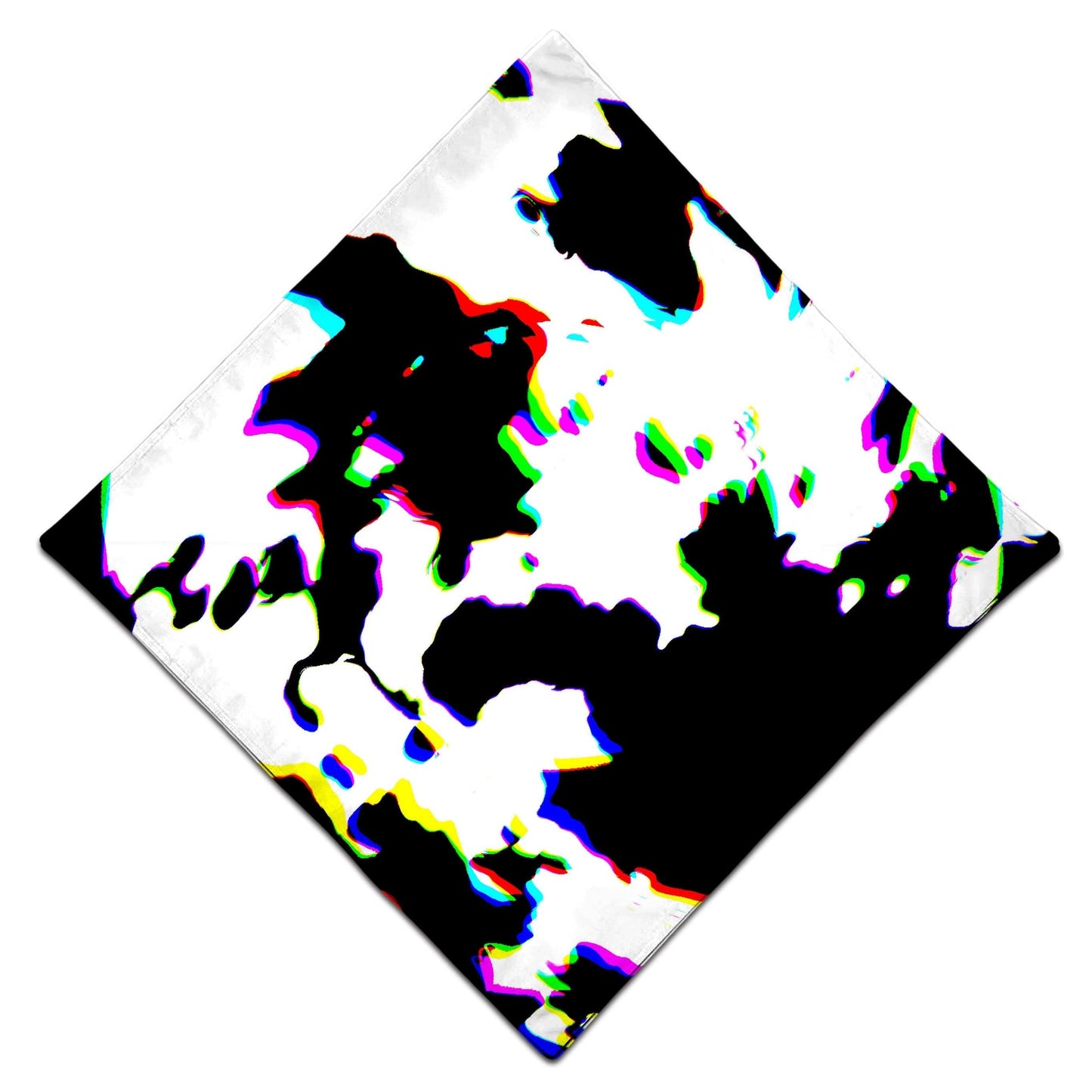 Cow Hide Print Rave Drip Bandana, Big Tex Funkadelic, | iEDM