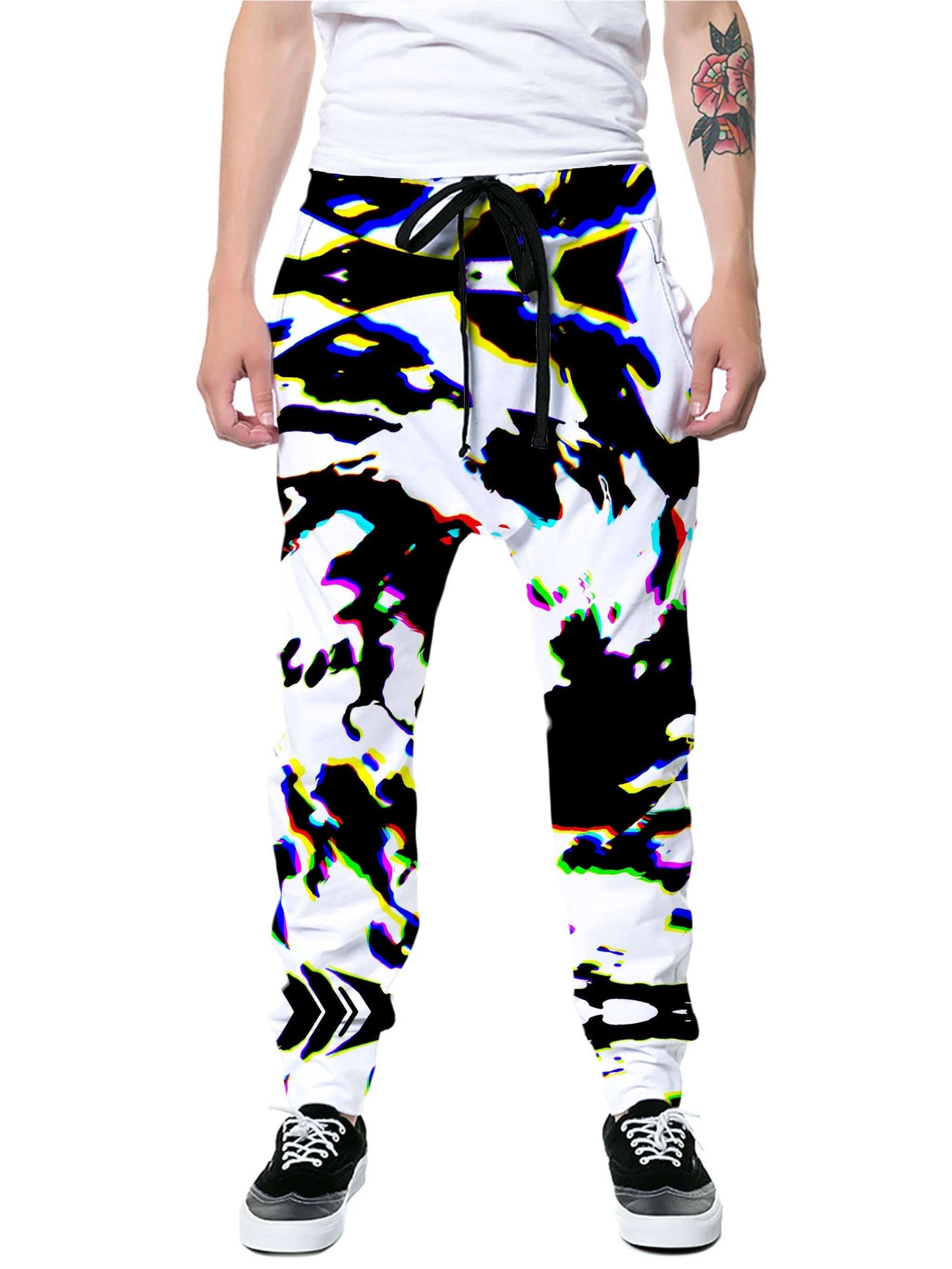 Cow Hide Print Rave Drip Joggers, Big Tex Funkadelic, | iEDM
