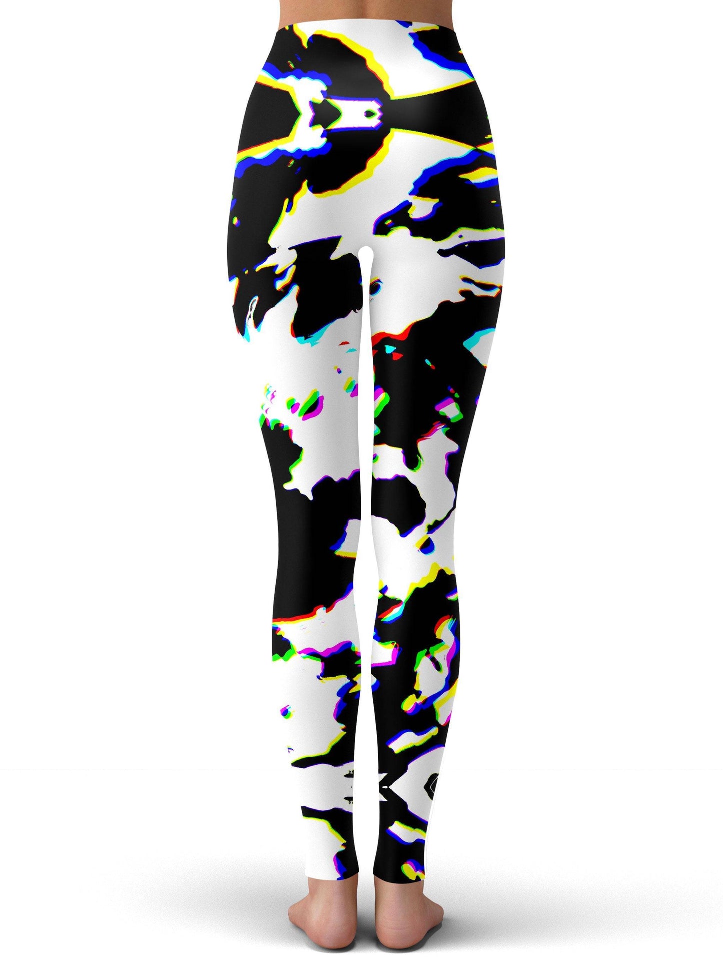 Cow Hide Print Rave Drip Leggings, Big Tex Funkadelic, | iEDM