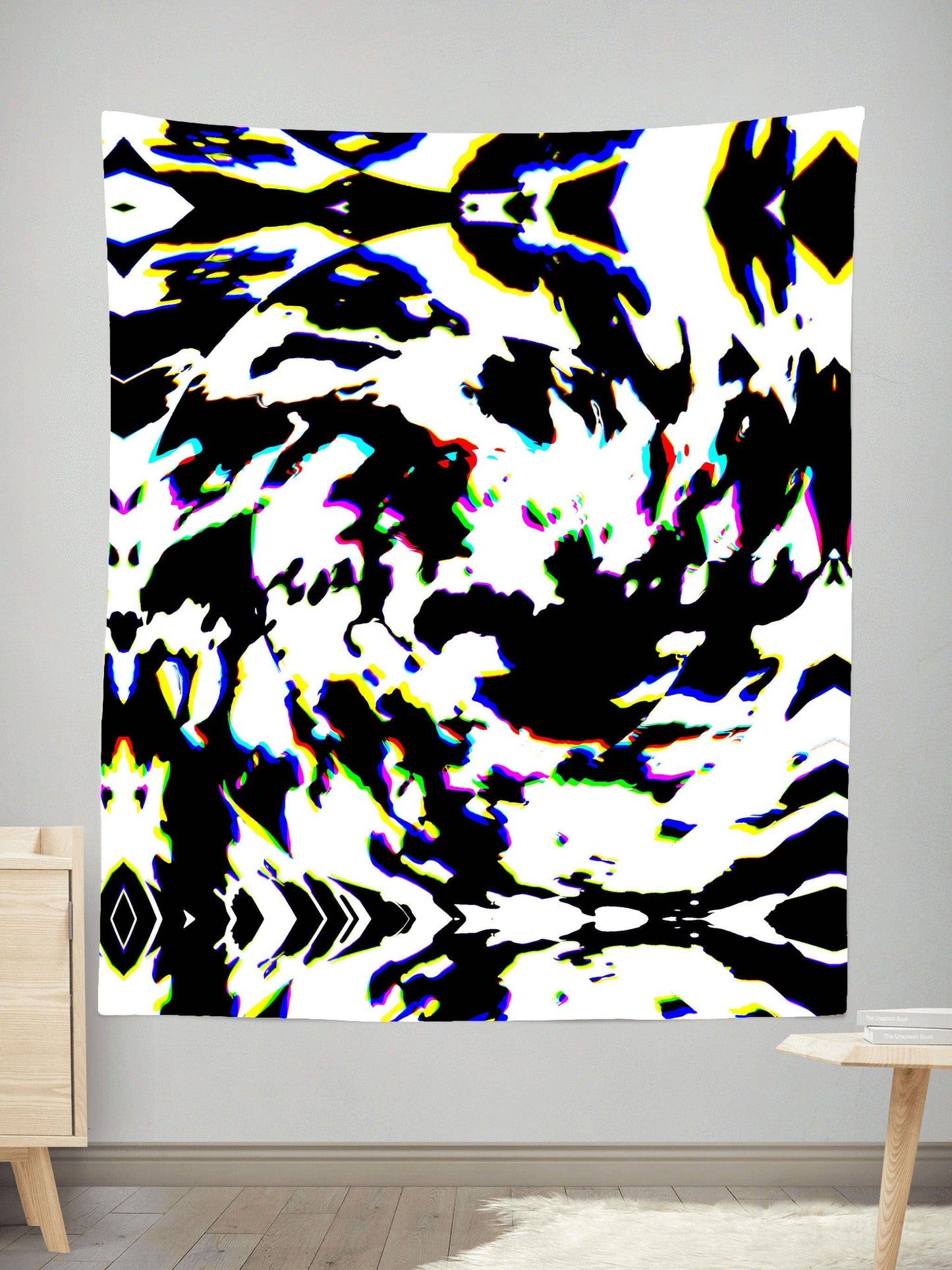 Cow Hide Print Rave Drip Tapestry, Big Tex Funkadelic, | iEDM