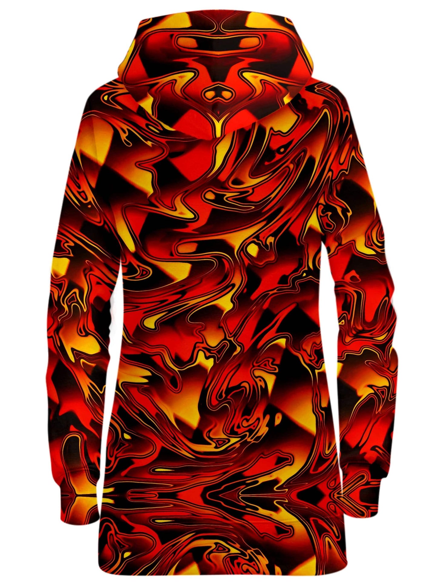 Fire Chromatic Melt Hoodie Dress, Big Tex Funkadelic, | iEDM