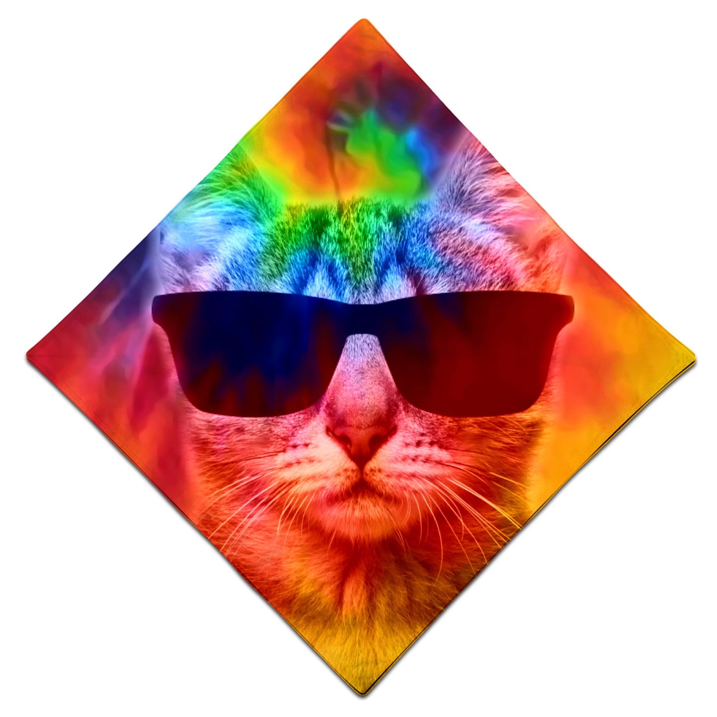 Big Tex Funkadelic Kitten Tie-Dye Bandana - iEDM