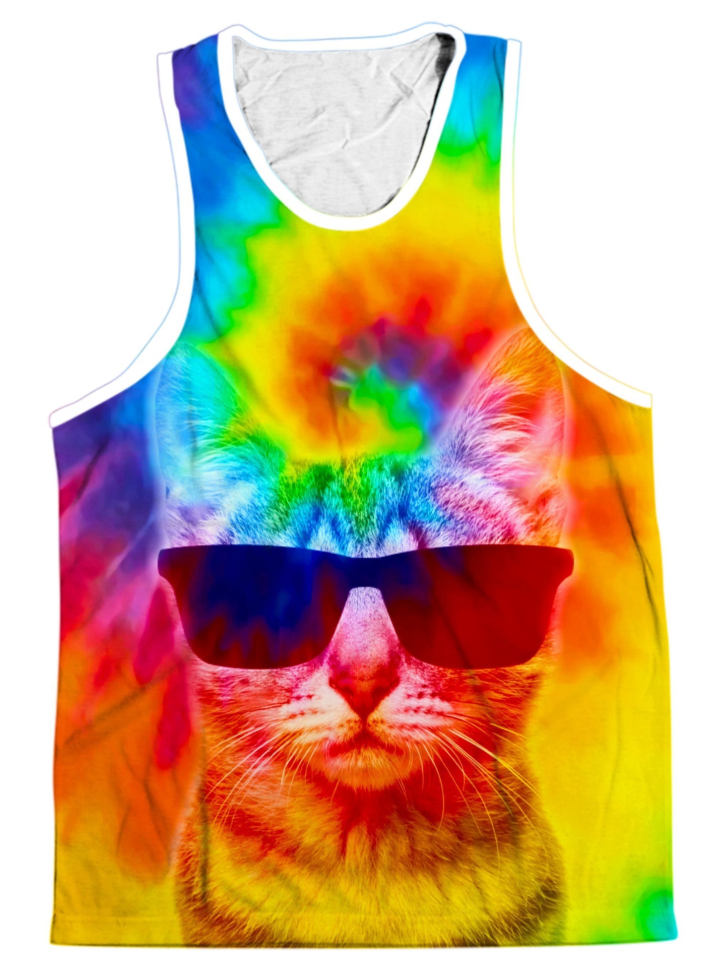 Big Tex Funkadelic Kitten Tie-Dye Men's Tank - iEDM