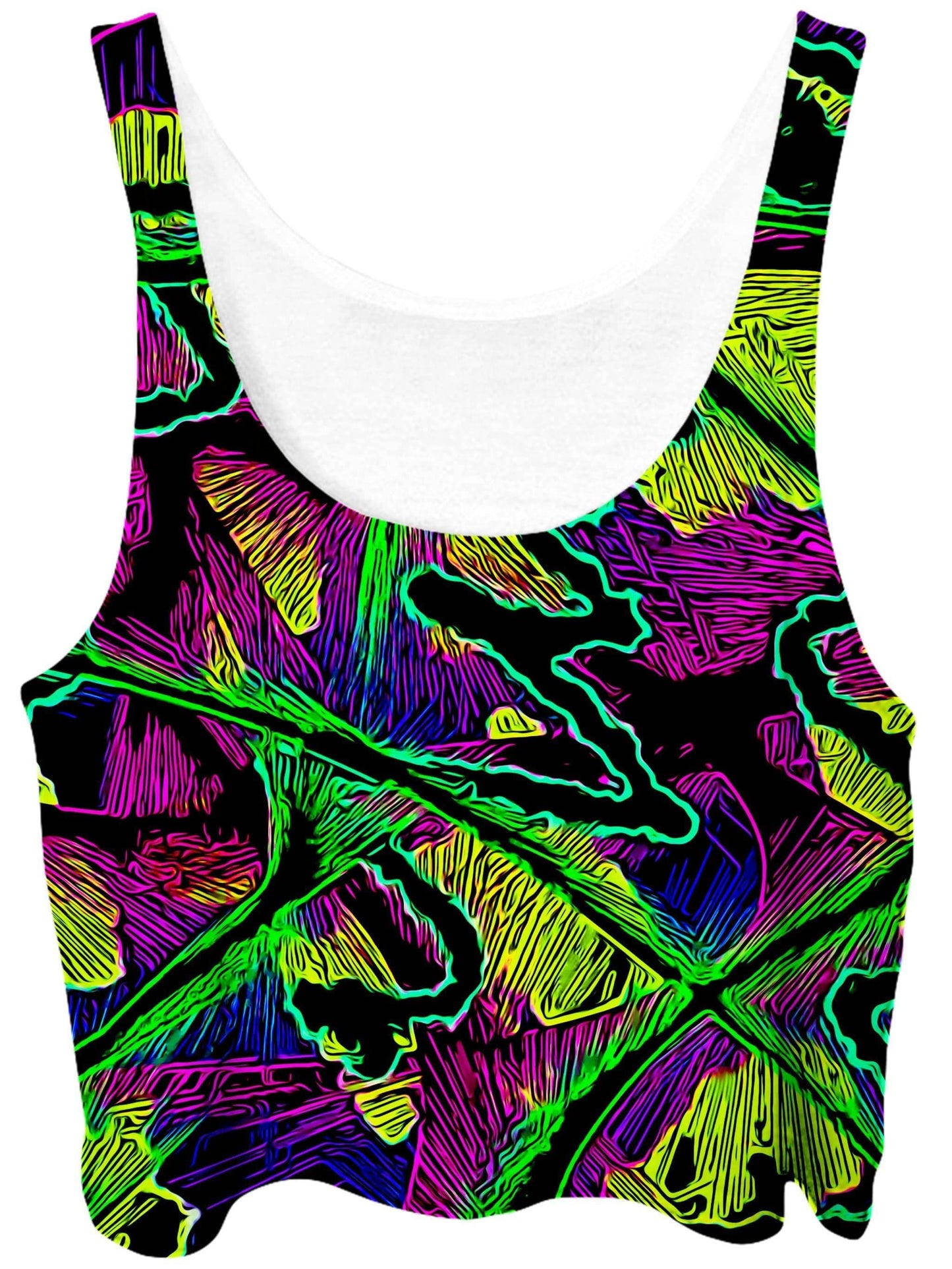Neon Graffiti Crop Top, Big Tex Funkadelic, | iEDM
