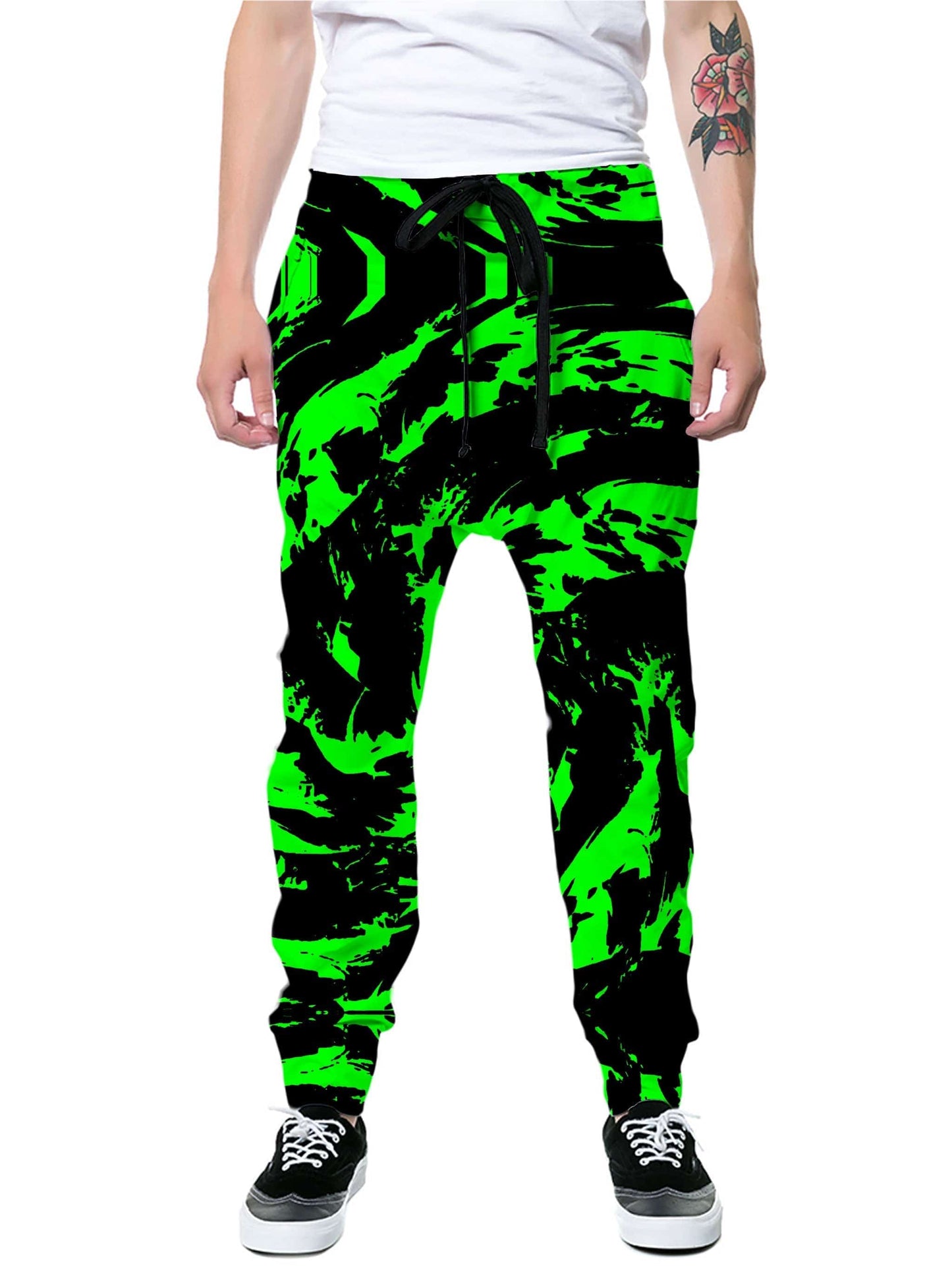 Neon Graffiti Paint Splatter Joggers, Big Tex Funkadelic, | iEDM