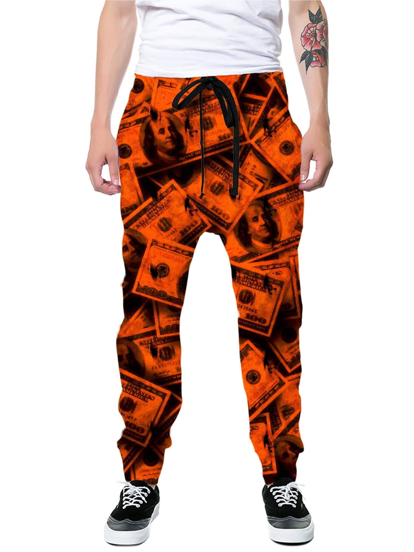 Orange Grunge Money Joggers, Big Tex Funkadelic, | iEDM