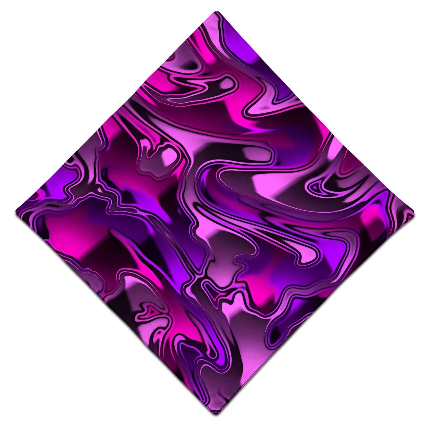 Pink and Purple Chromatic Melt Bandana, Big Tex Funkadelic, | iEDM