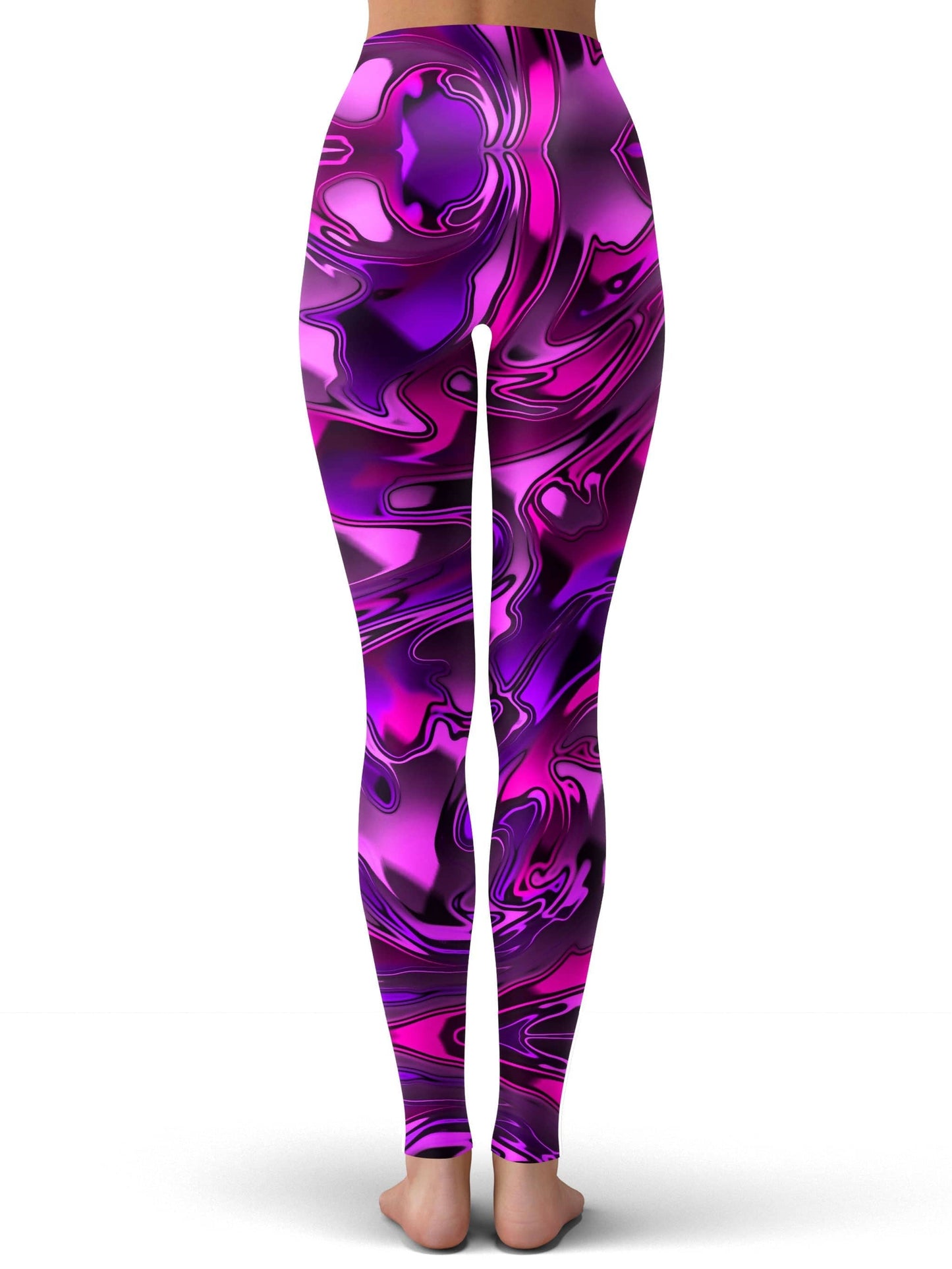 Pink and Purple Chromatic Melt Leggings, Big Tex Funkadelic, | iEDM