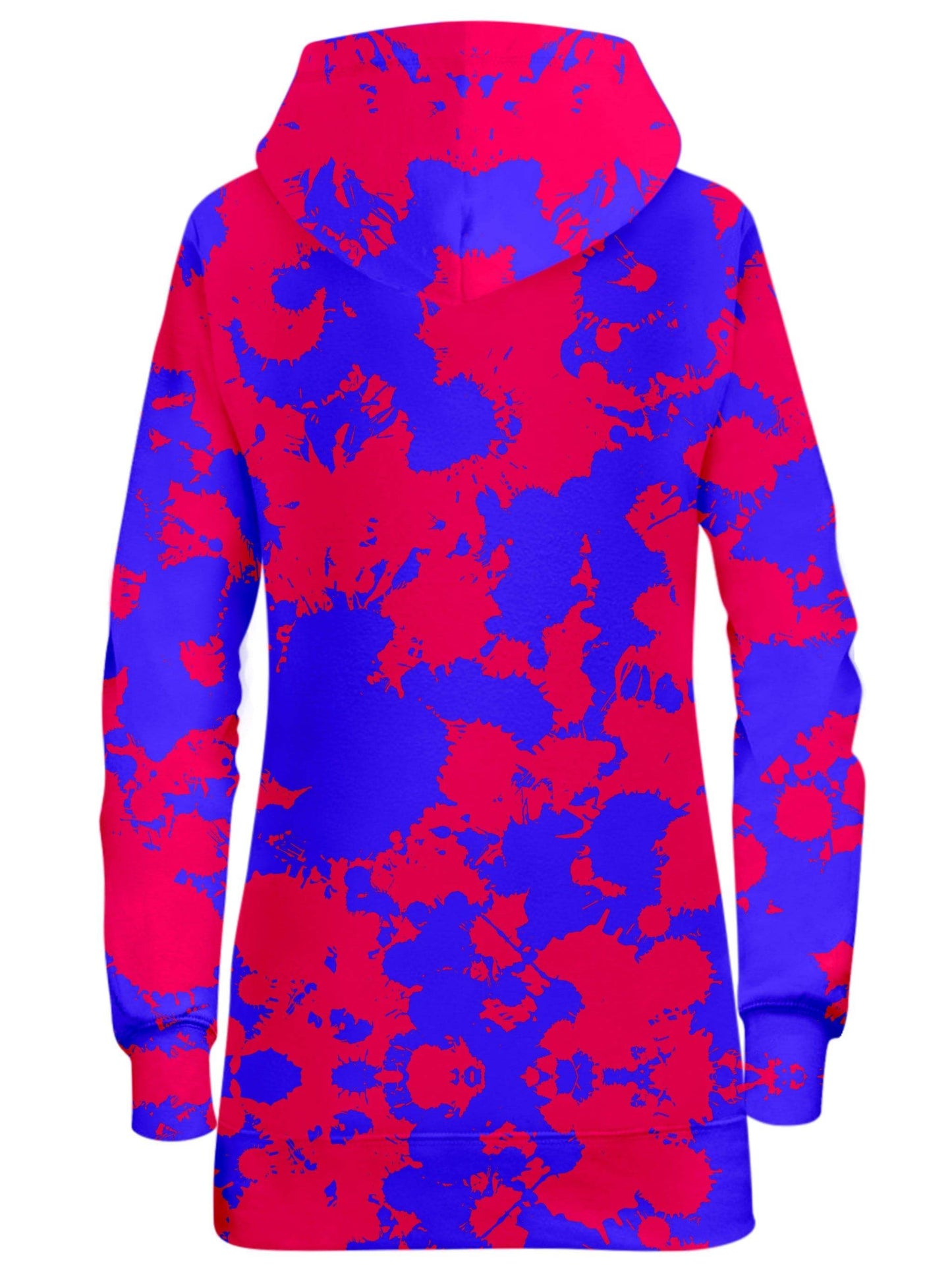 Pink and Violet Paint Splatter Hoodie Dress, Big Tex Funkadelic, | iEDM