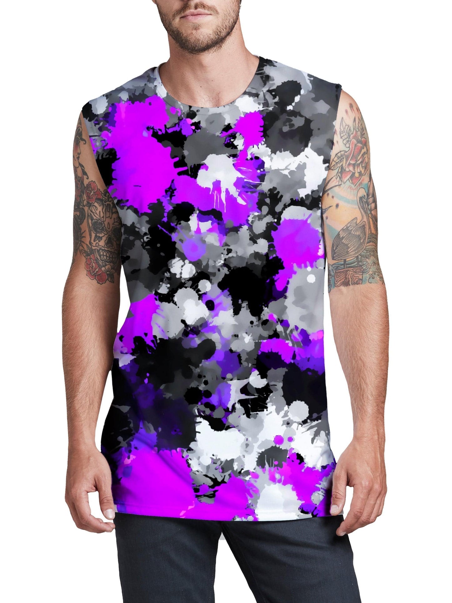 Purple Drip Men's Muscle Tank, Big Tex Funkadelic, | iEDM