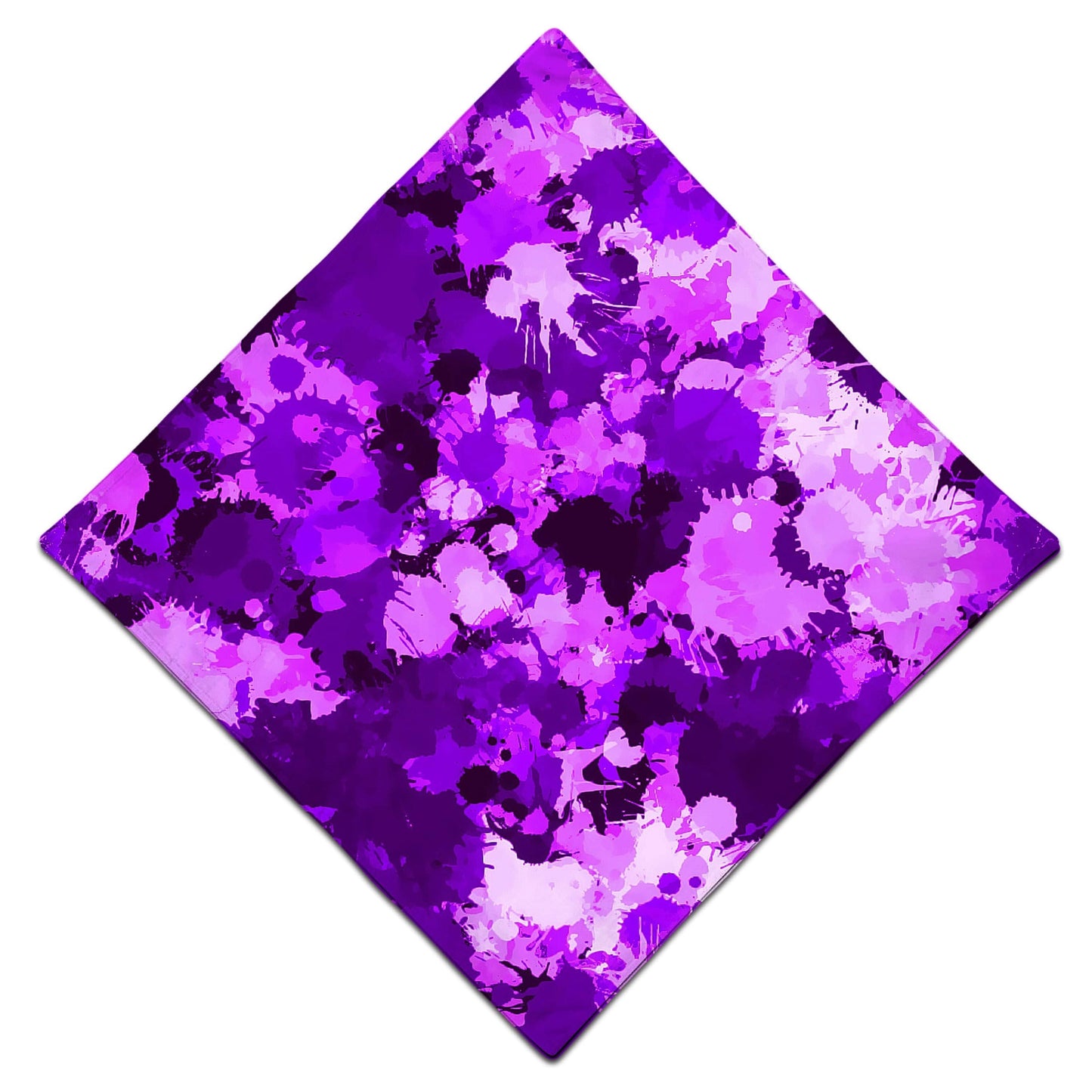 Purple Paint Splatter Bandana, Big Tex Funkadelic, | iEDM