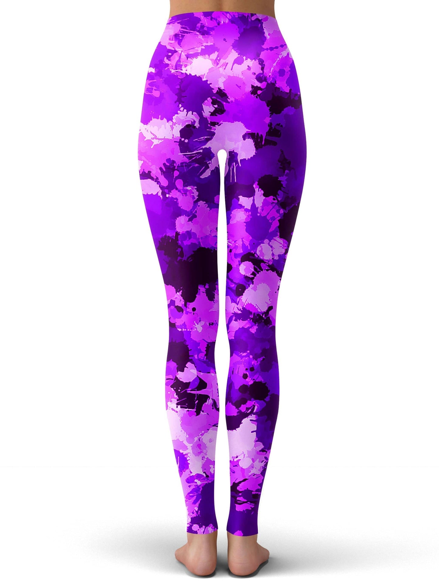 Purple Paint Splatter Leggings, Big Tex Funkadelic, | iEDM