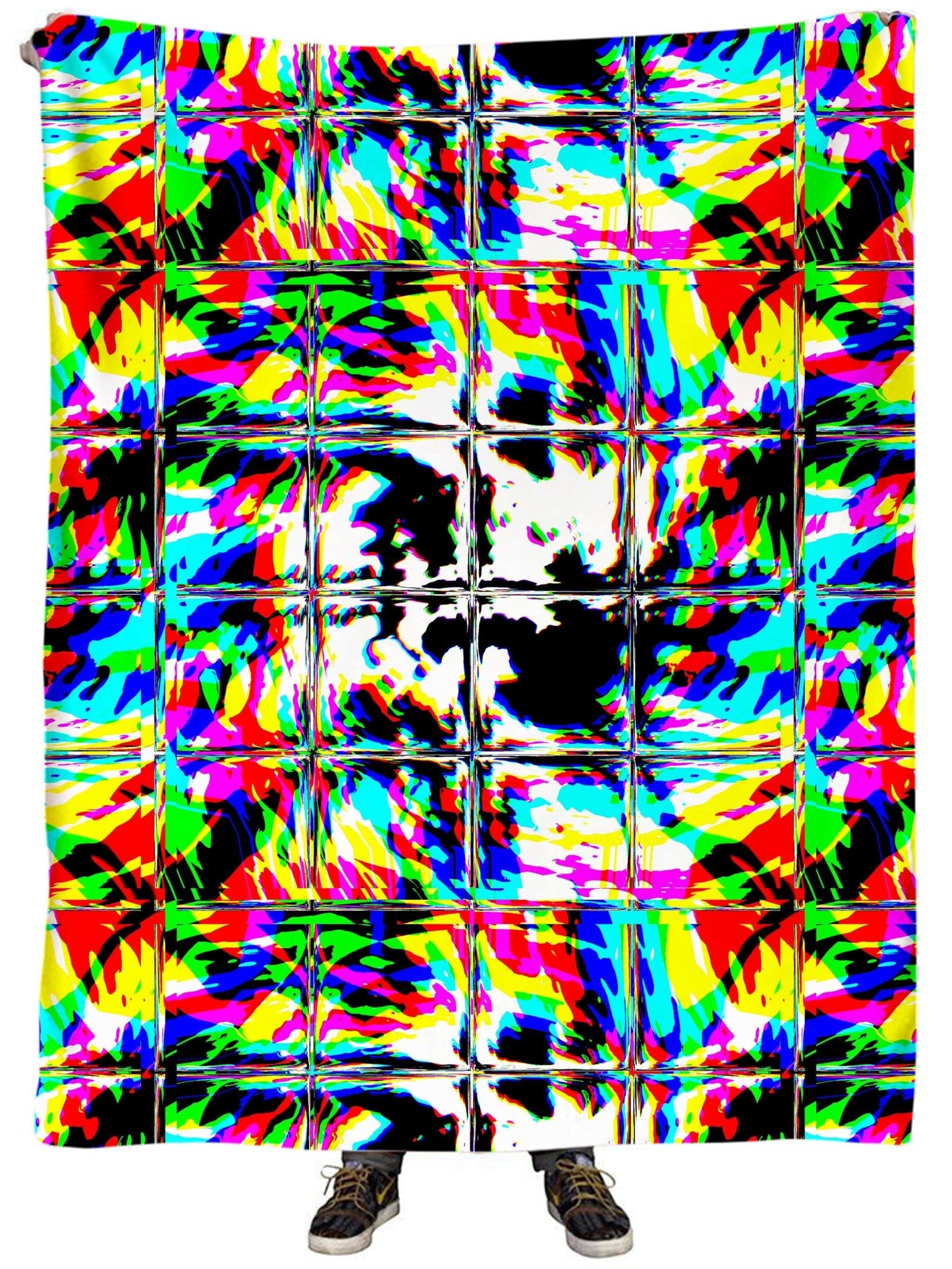 Rave Glitch Og Plush Blanket, Big Tex Funkadelic, | iEDM