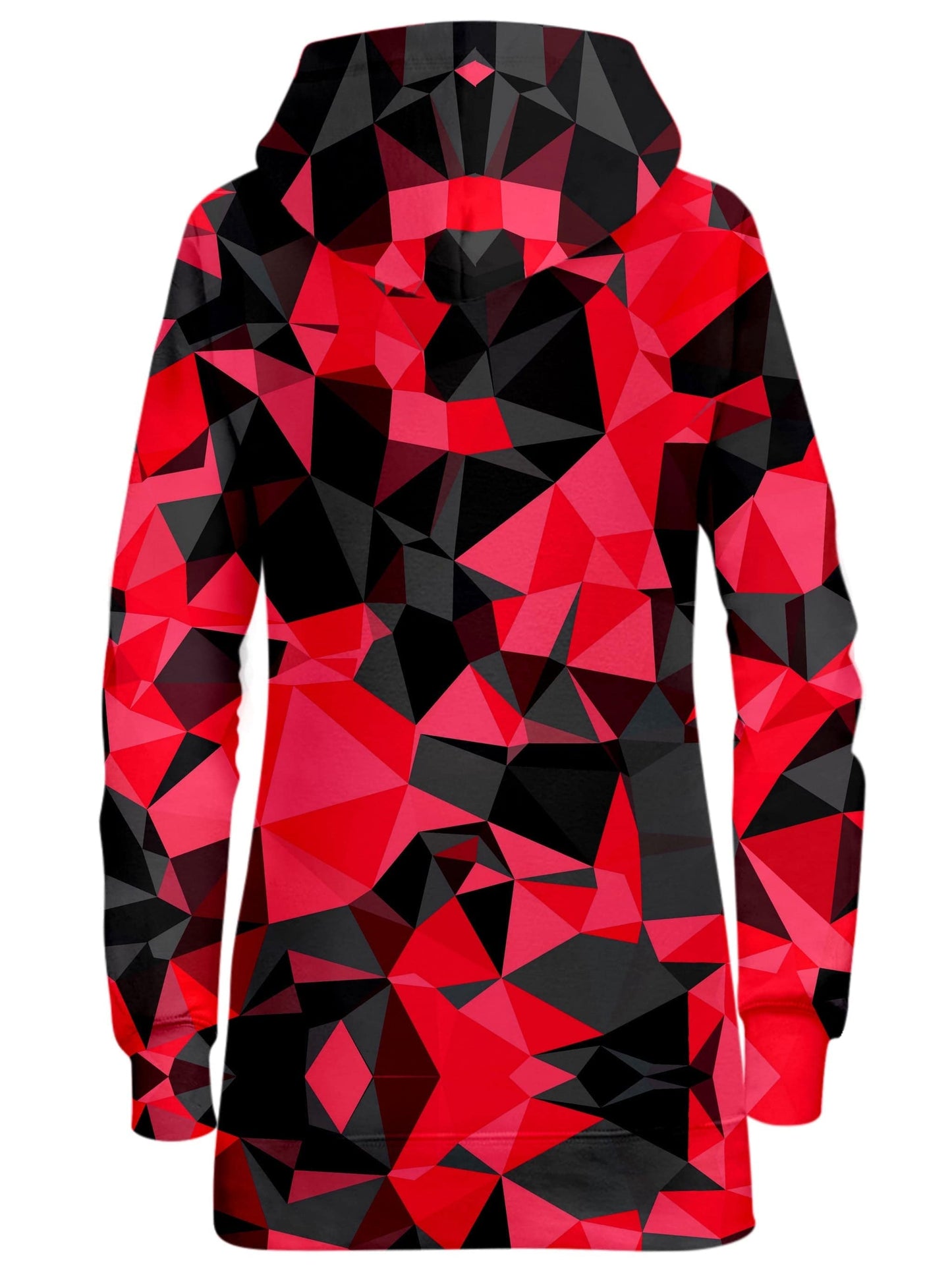 Red and Black Geo Hoodie Dress, Big Tex Funkadelic, | iEDM