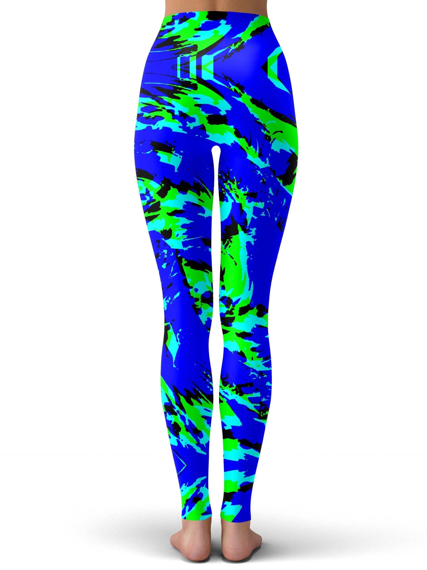 Sea Splatter Rave Graffiti Leggings, Big Tex Funkadelic, | iEDM