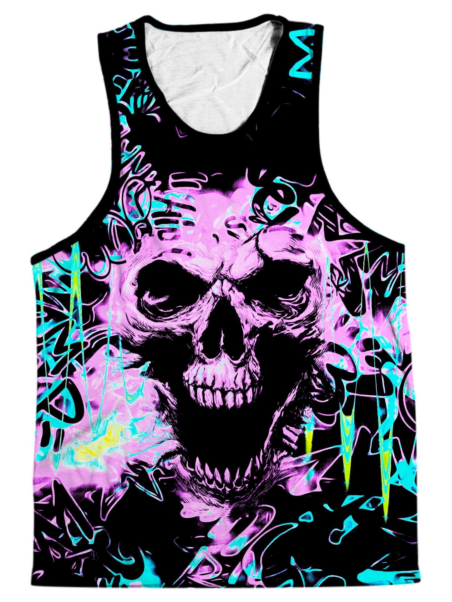 Big Tex Funkadelic Skull Graffiti Men's Tank - iEDM