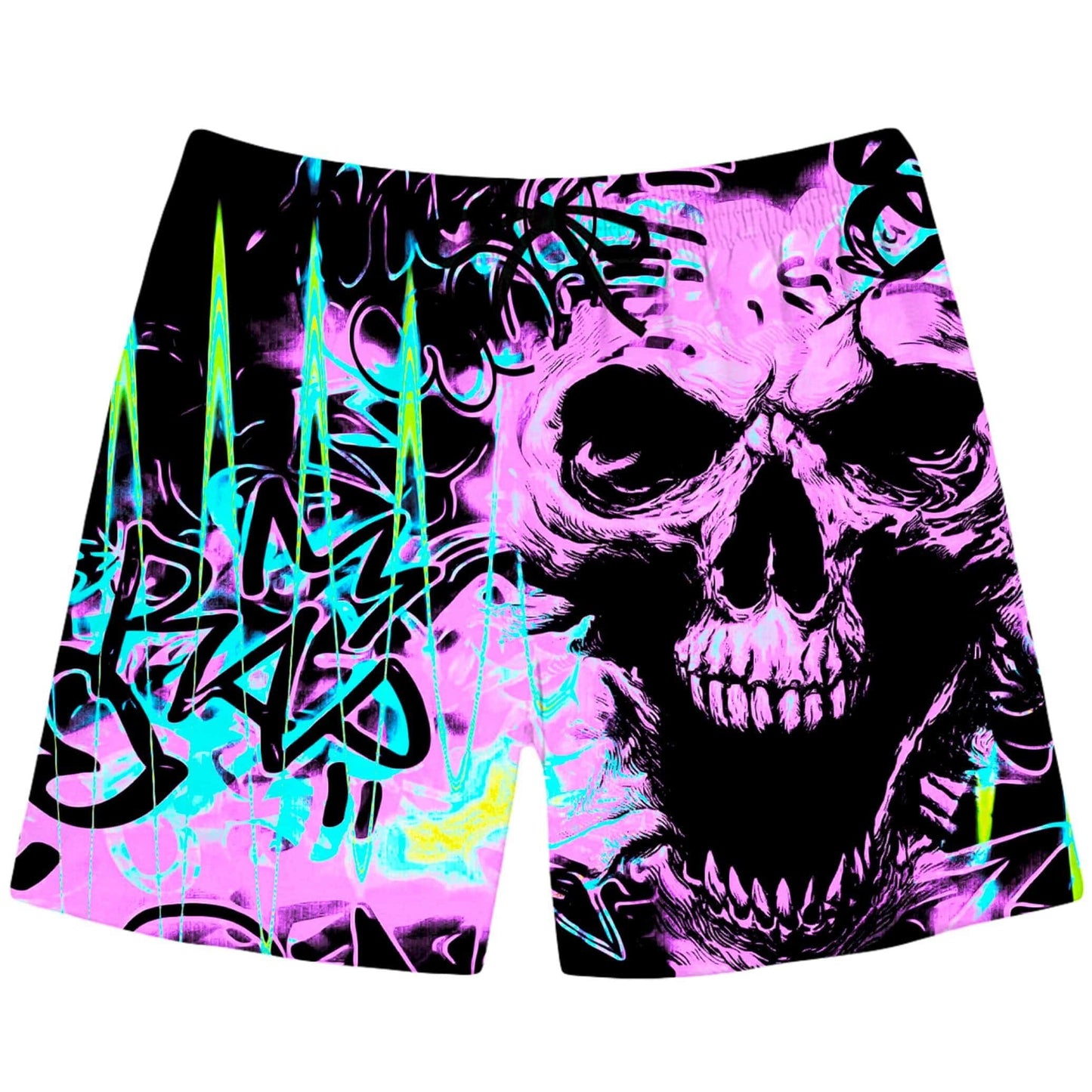 Skull Graffiti Swim Trunks, Big Tex Funkadelic, | iEDM