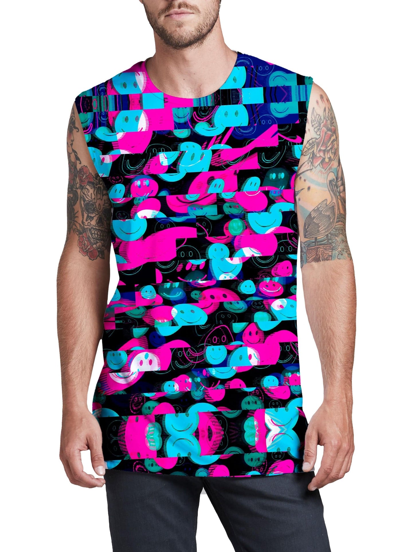 Smiles of Nightmares Past Men's Muscle Tank, Big Tex Funkadelic, | iEDM