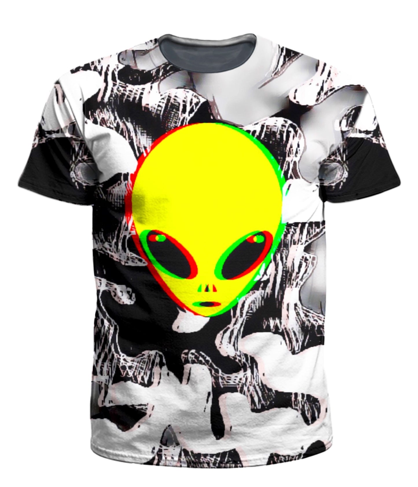 Big Tex Funkadelic Trippy Alien Men's T-Shirt - iEDM
