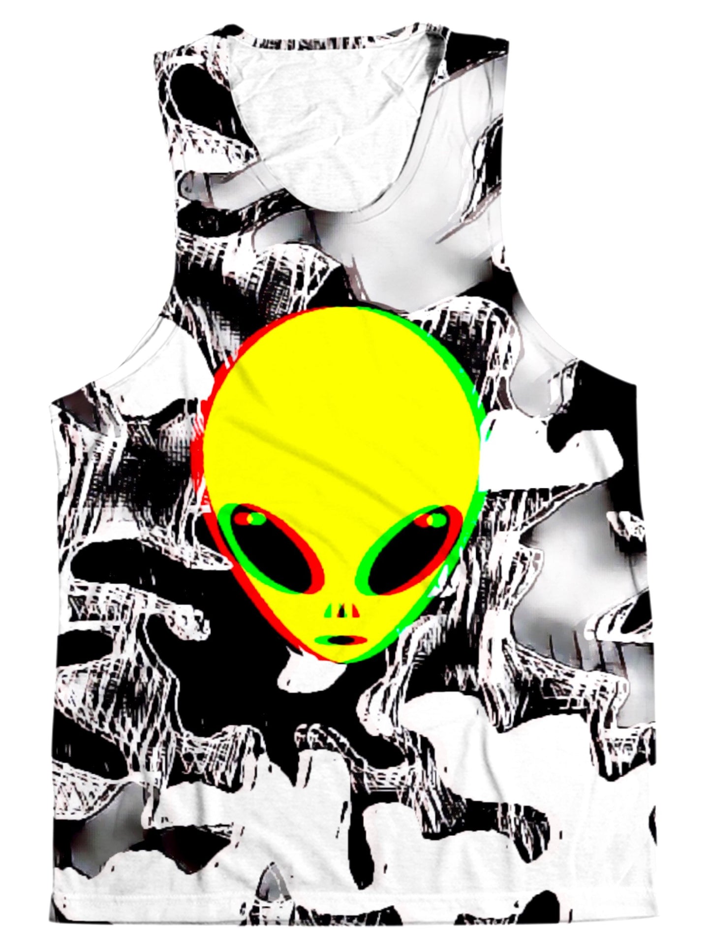 Big Tex Funkadelic Trippy Alien Men's Tank - iEDM