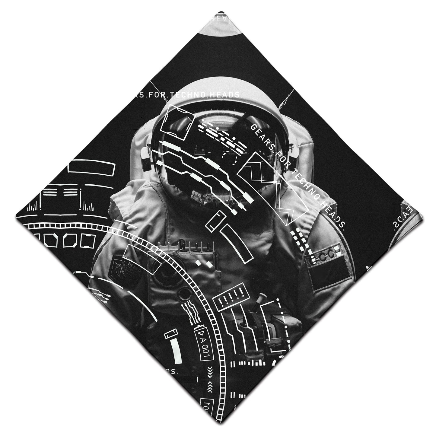 Gears For Techno Heads Bandana, Blacknote, | iEDM